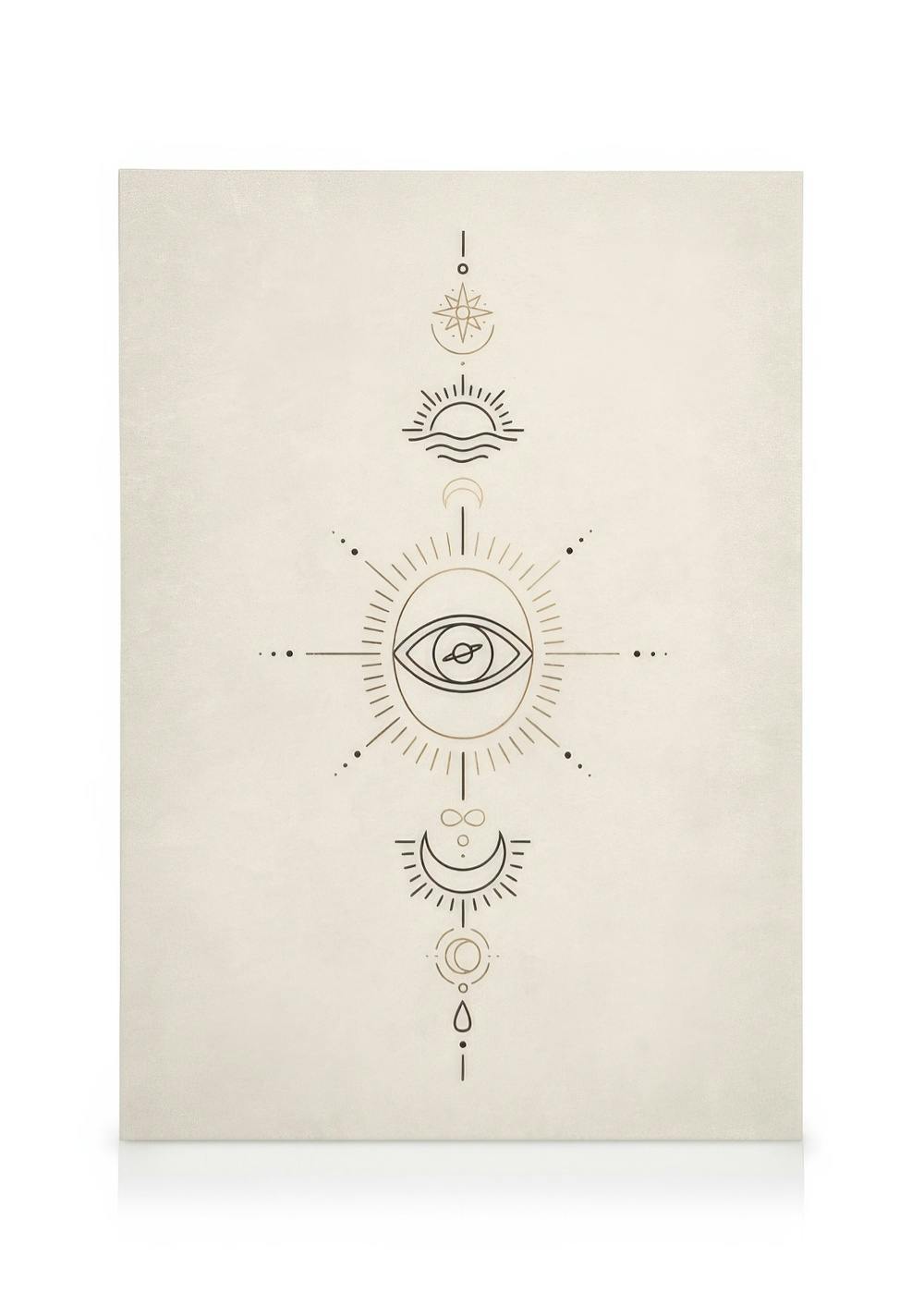 Canvas Schilderijen Spiritual Signs Canvas (30x40 cm)