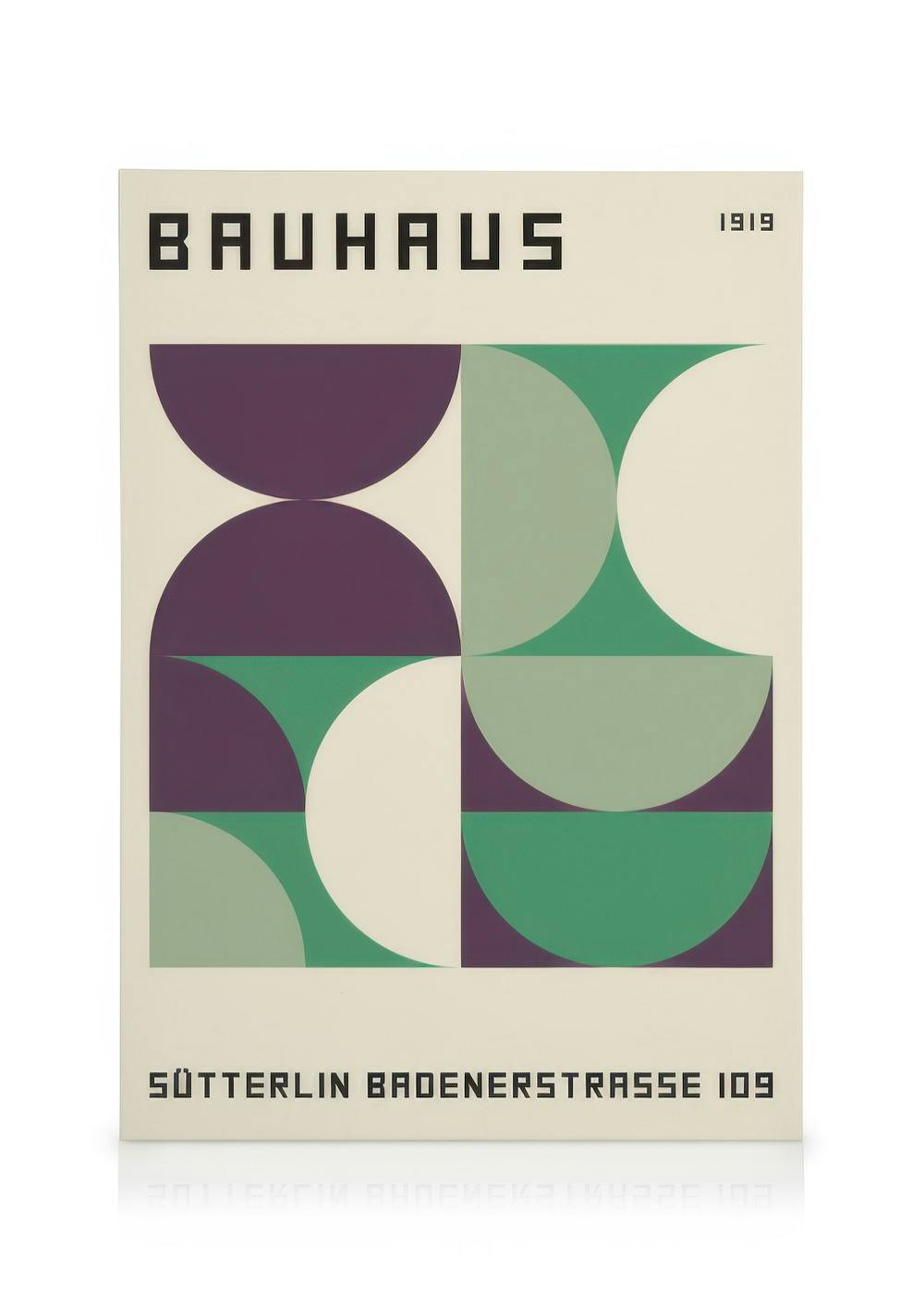 Canvas Prints Bauhaus Sutterlin Canvas print (30x40 cm - Black Frame)