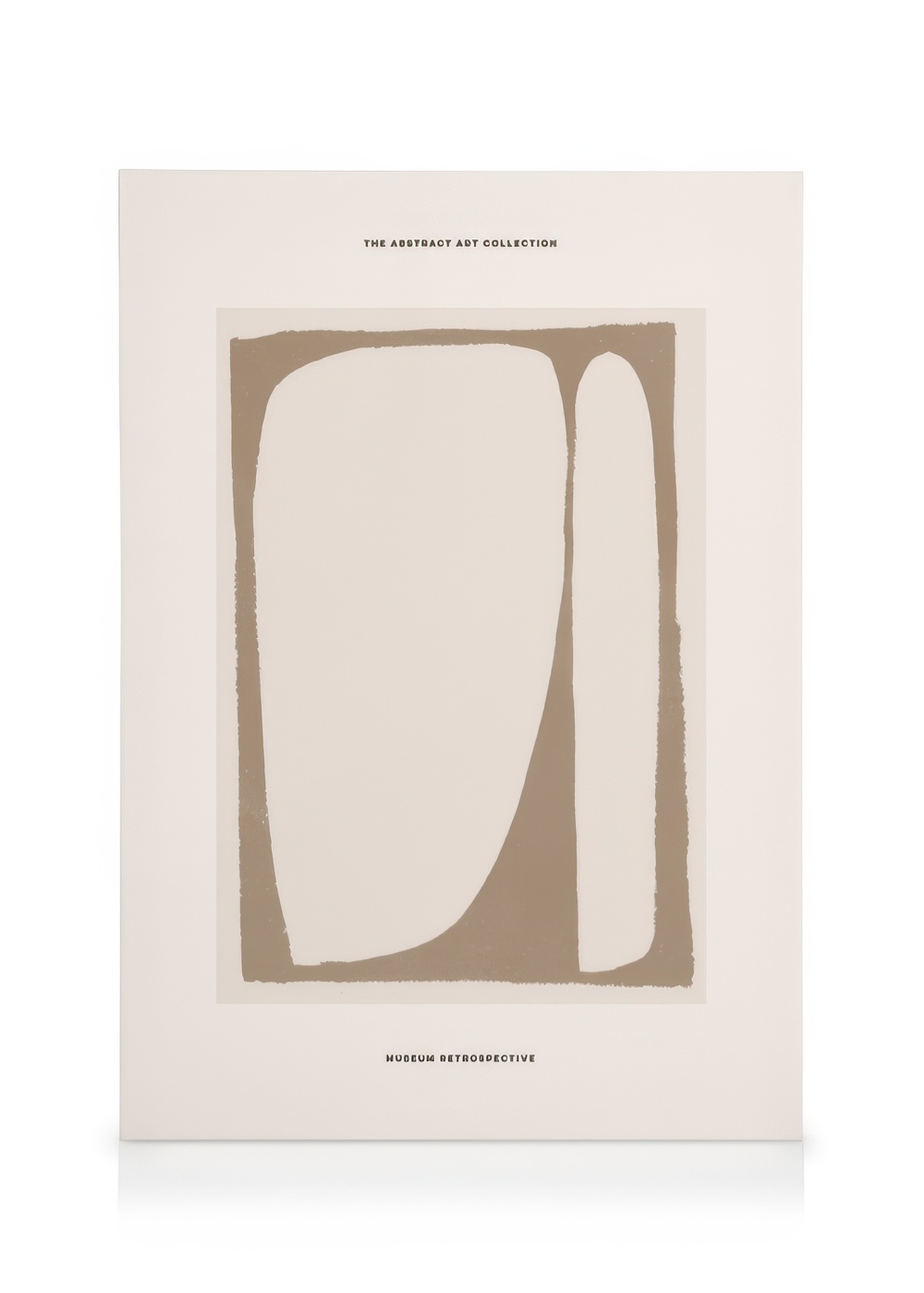 Beige Abstract Canvas Print – Modern Wall Art | Desenio