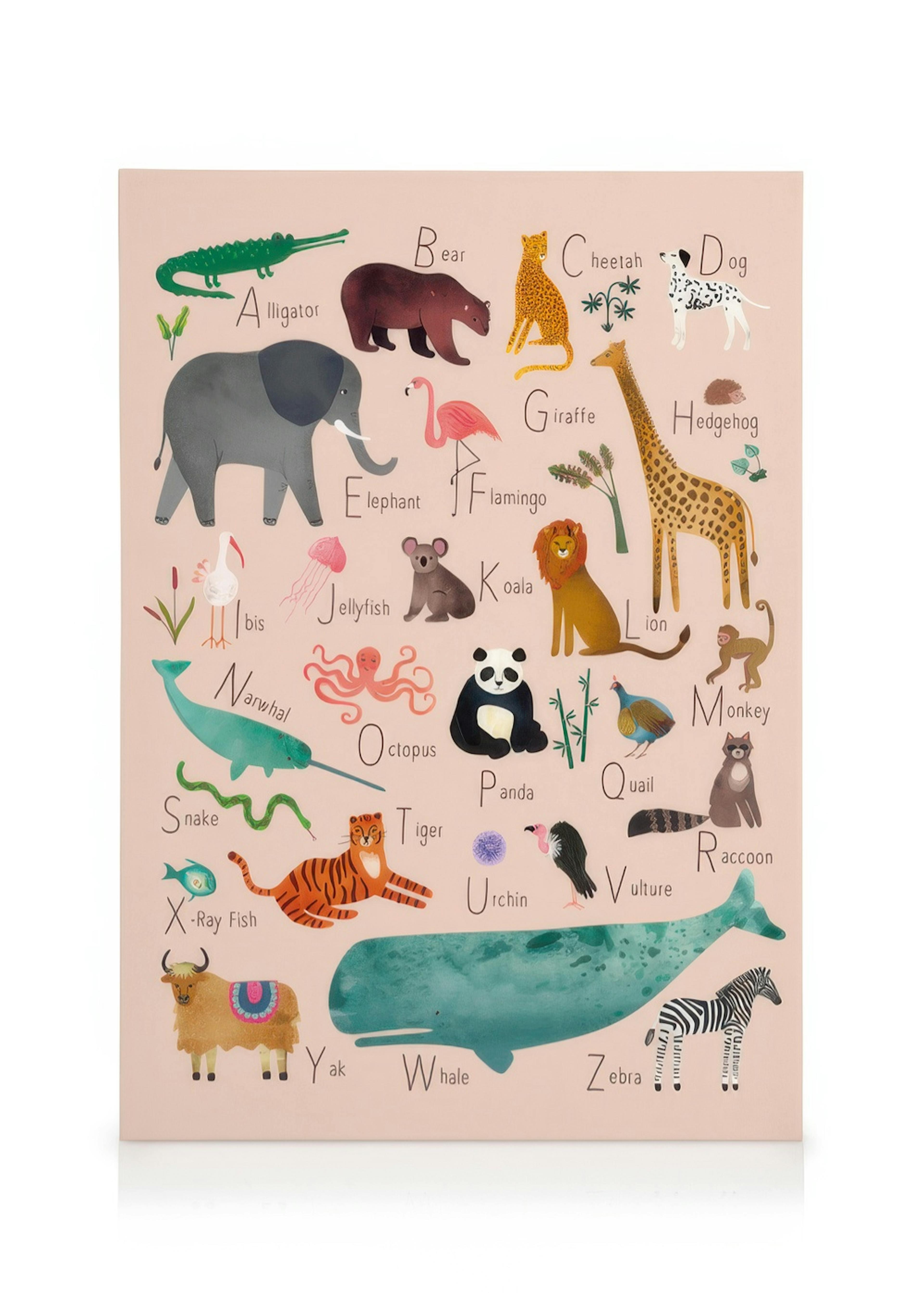 Alphabet Animals 1 Lienzo 0