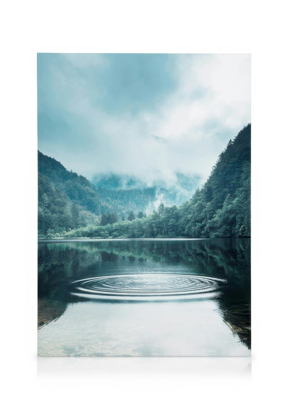 Canvastavlor Rings on the Water Canvastavla (50x70 cm)