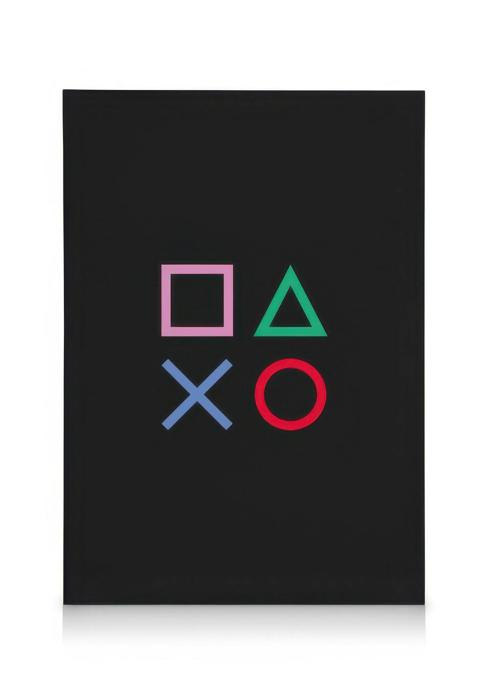 Canvas Prints Game On Canvas print (30x40 cm - Black Frame)