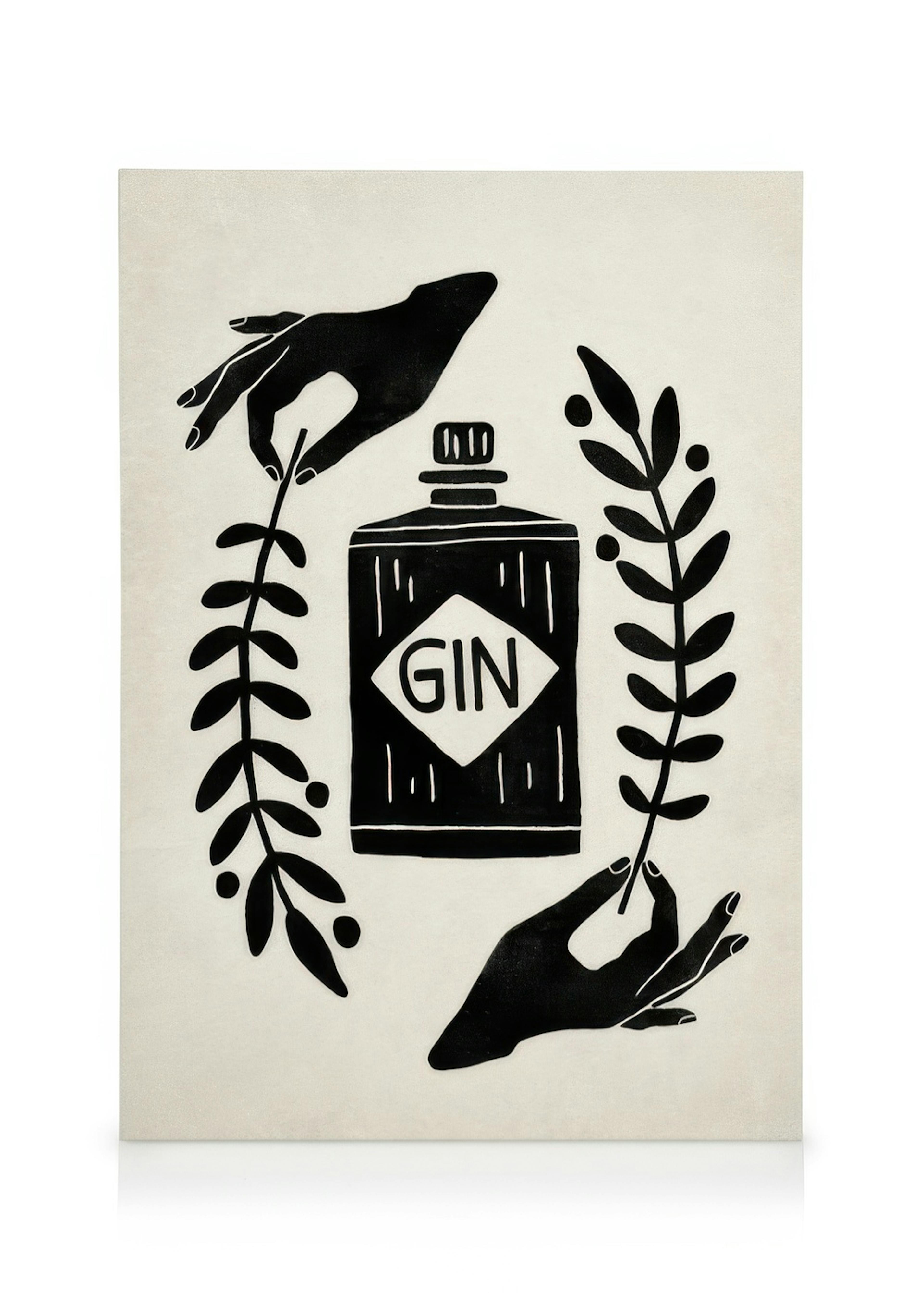 Let the Fun Be Gin Stampa su Tela 0