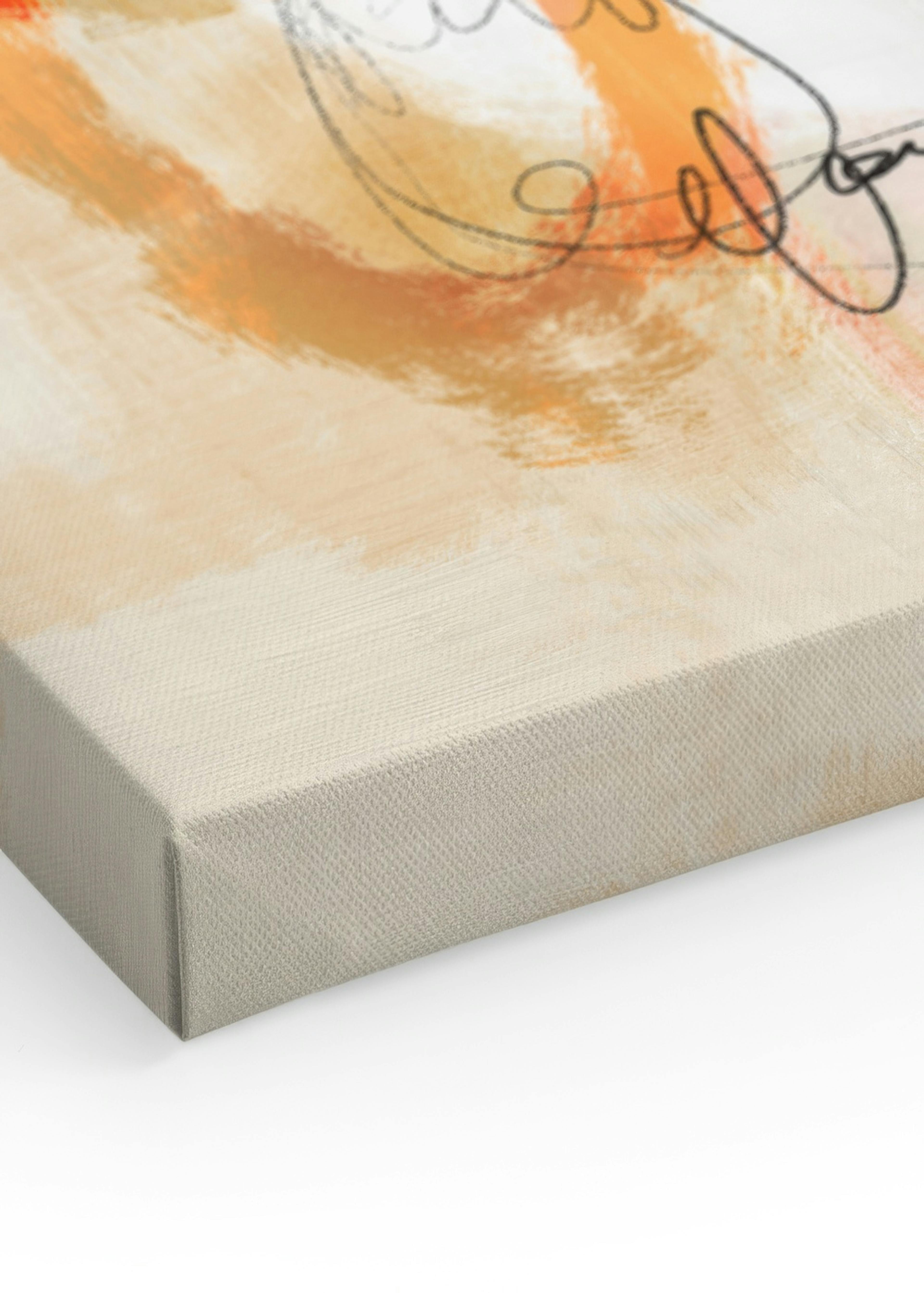 Pastel Abstract No2 Canvas print