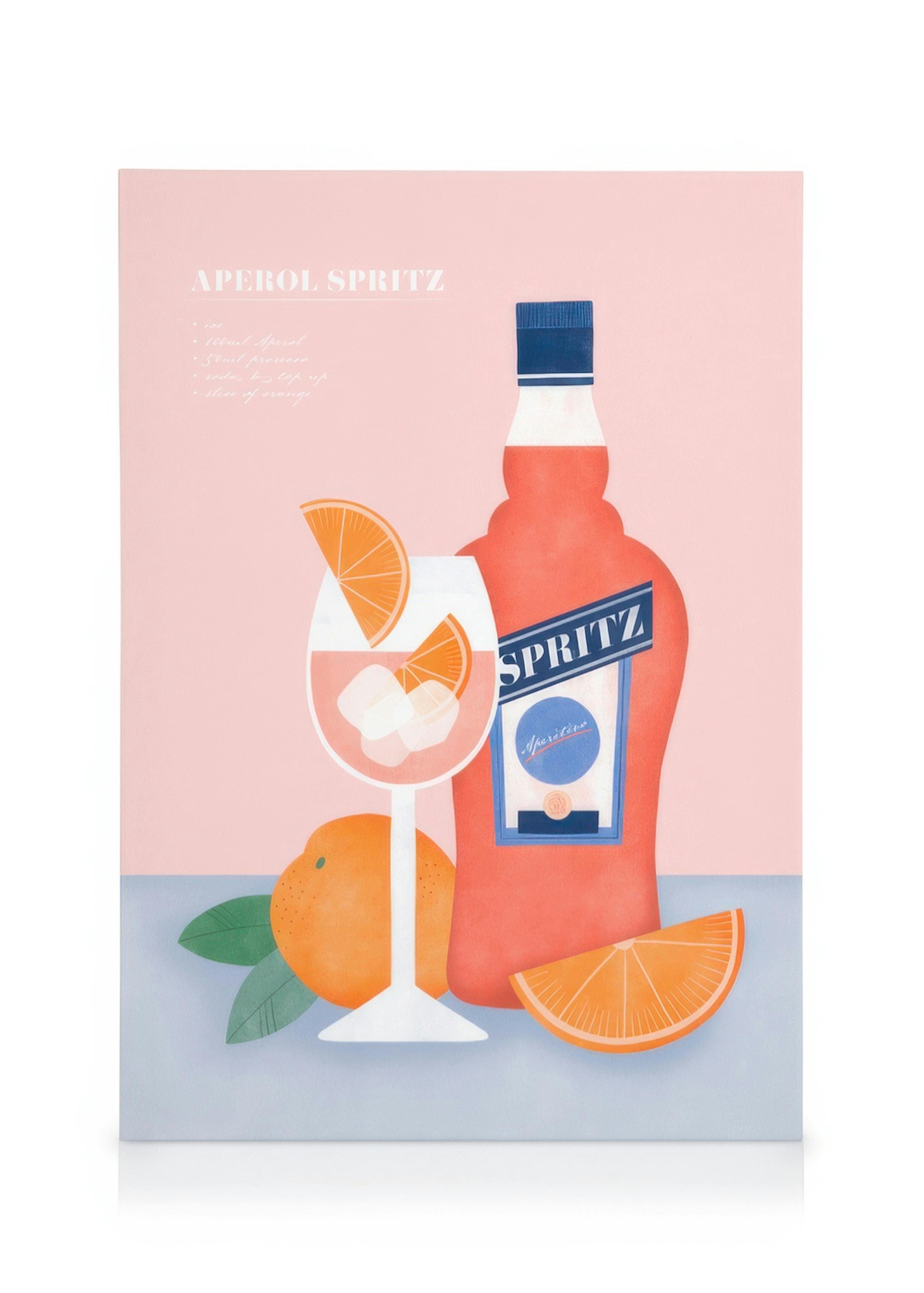 Aperol Spritz Illustration Lienzo 0