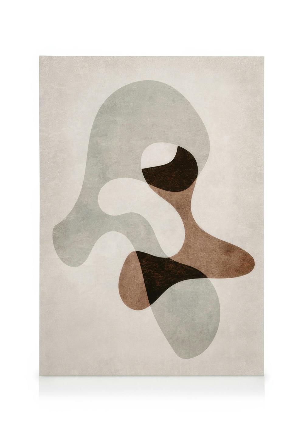 Telas decorativas Vivid Shapes No2 Quadro em tela (30x40 cm)