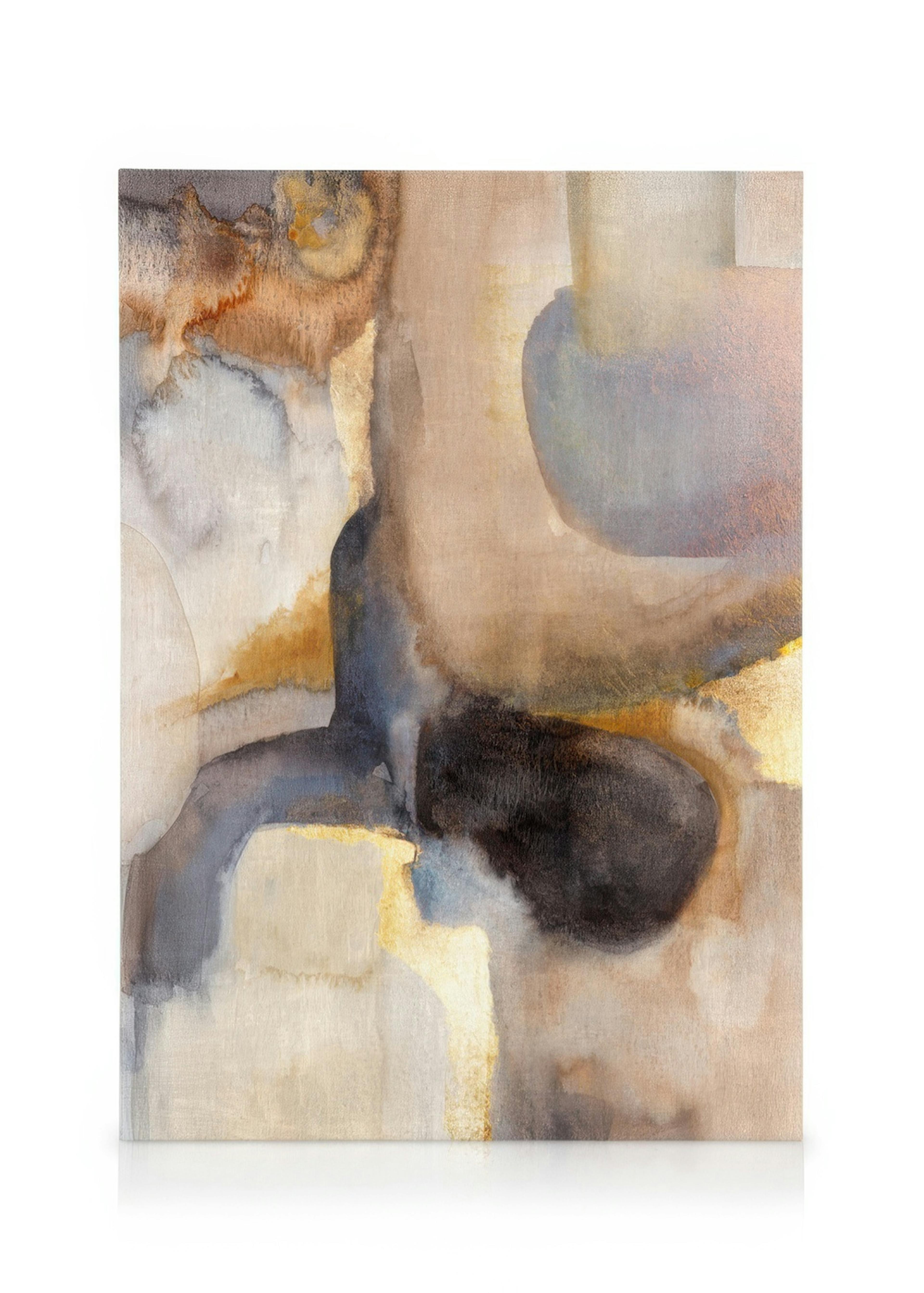 Golden Watercolor No1 Canvas 0