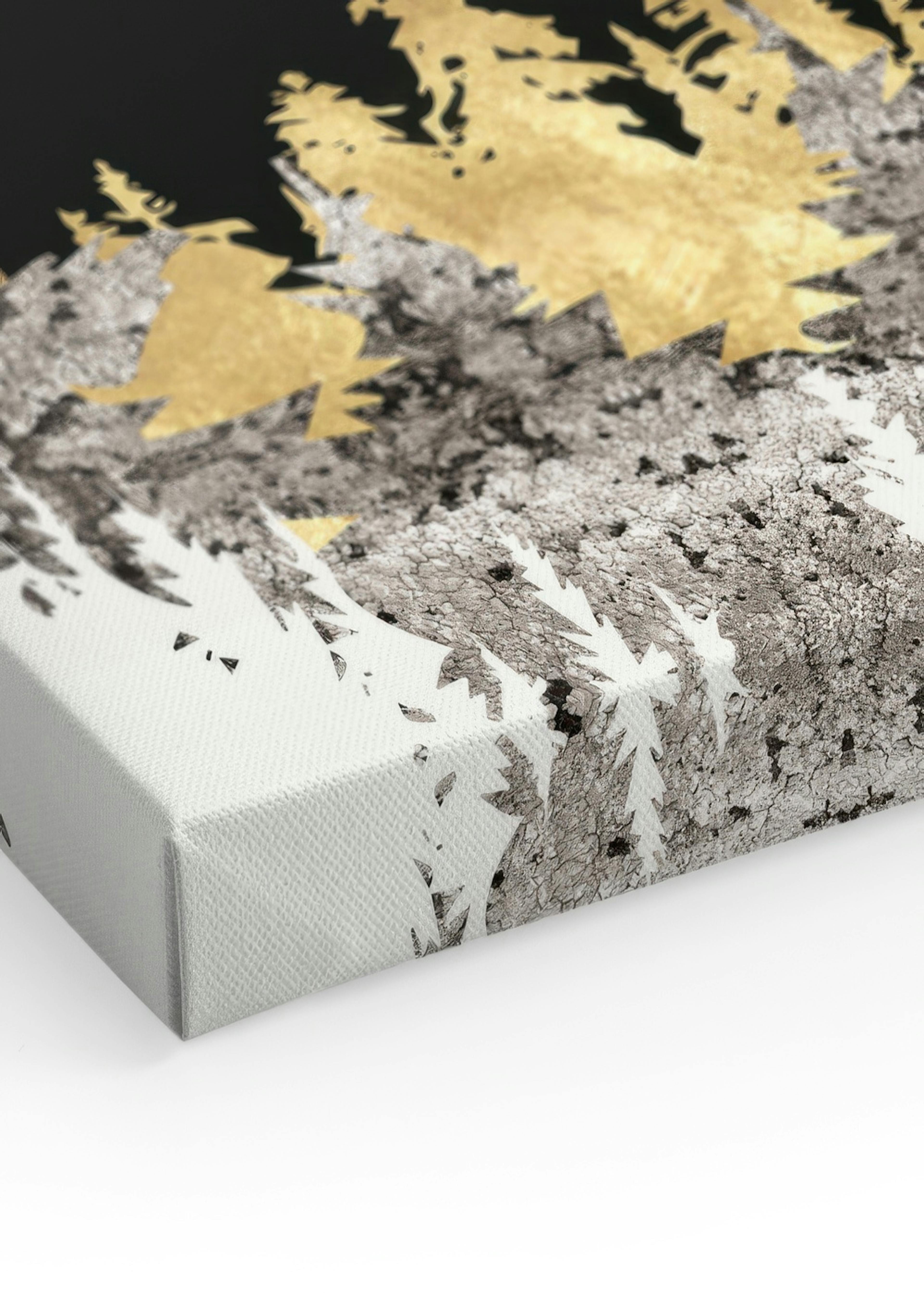 SpaceFrog Designs - Winter Moon Lienzo