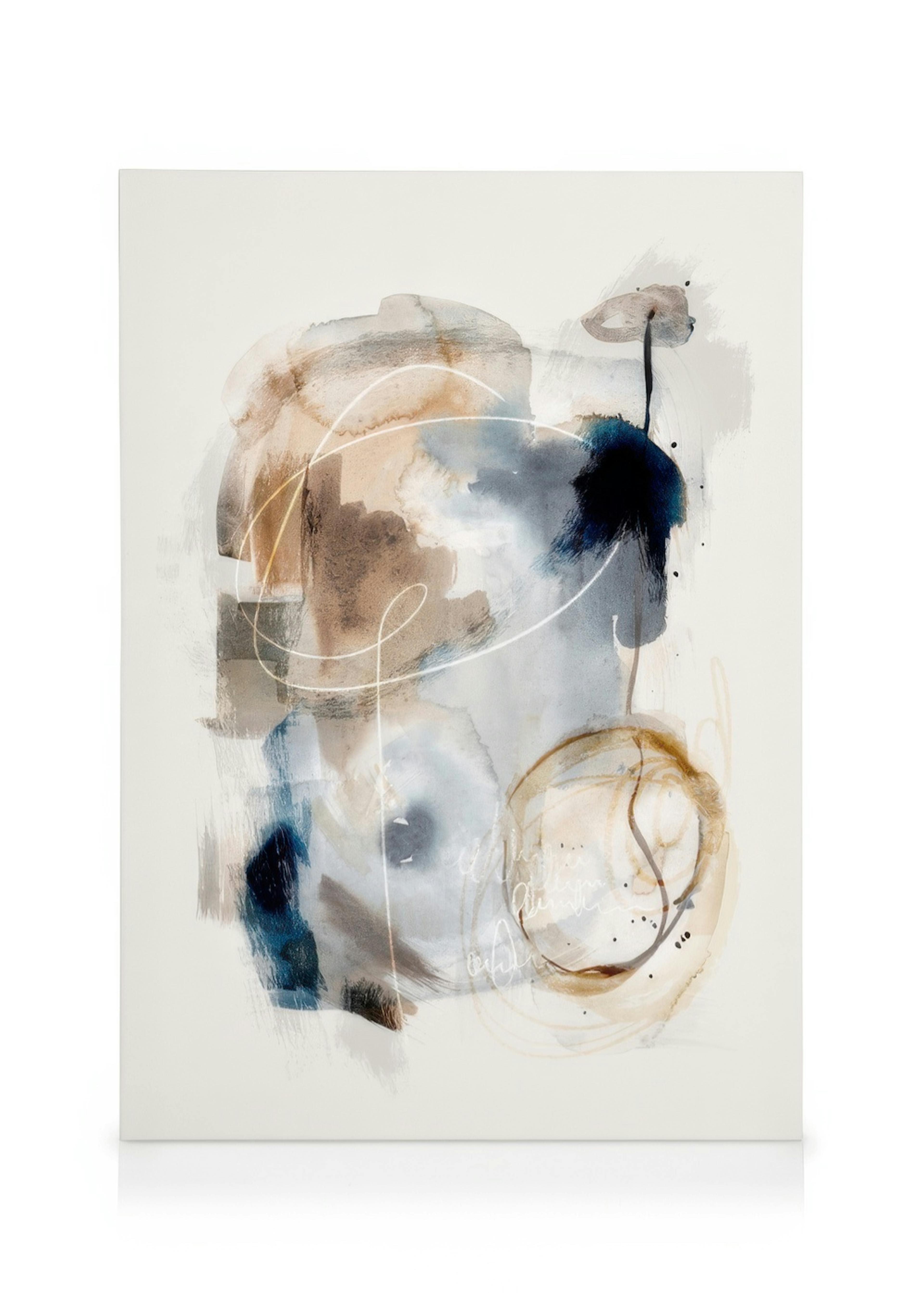 Abstract Watercolor Brushes No1 Quadro em tela 0