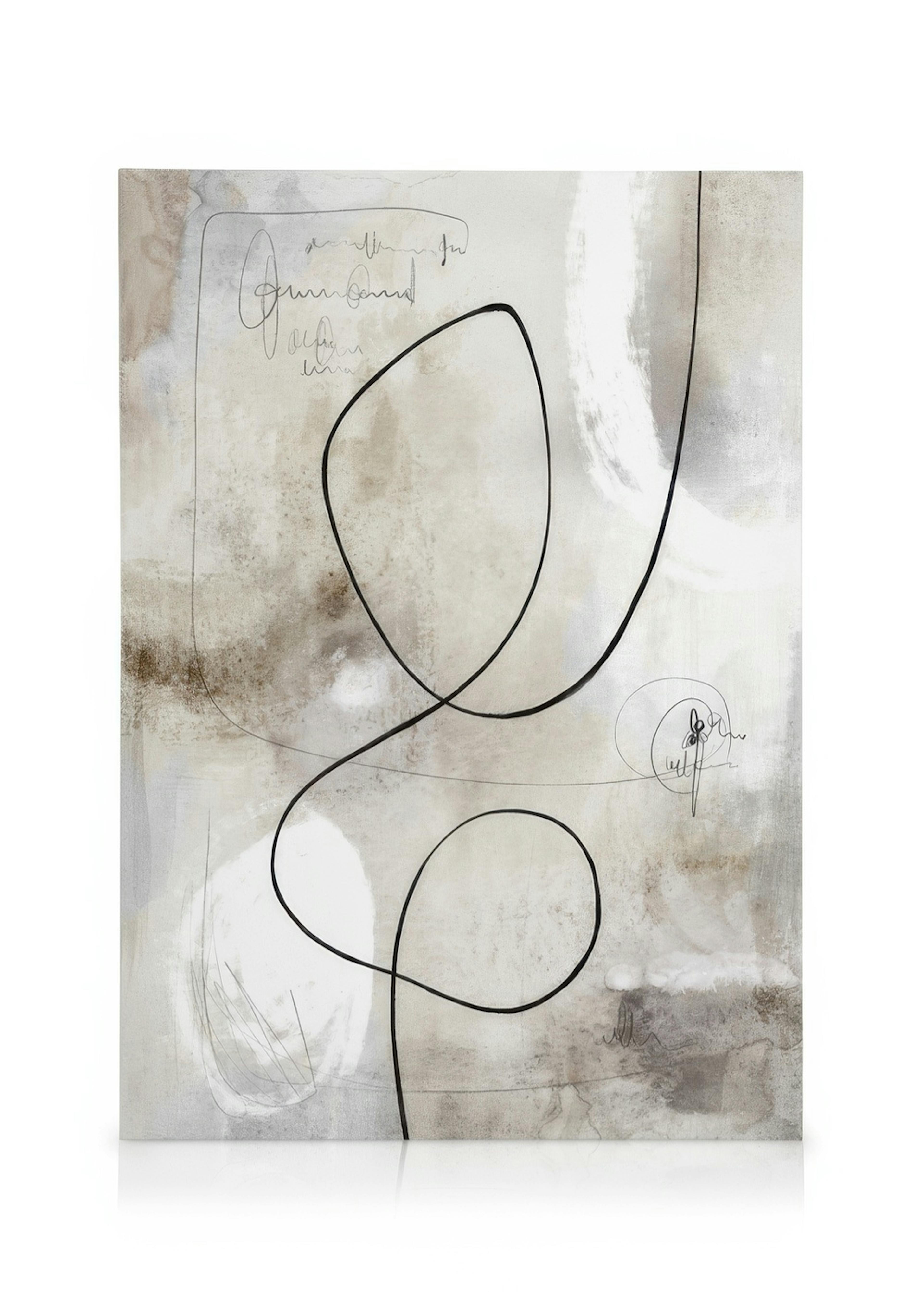 Abstract Paint Figure No1 Leinwandbild 0
