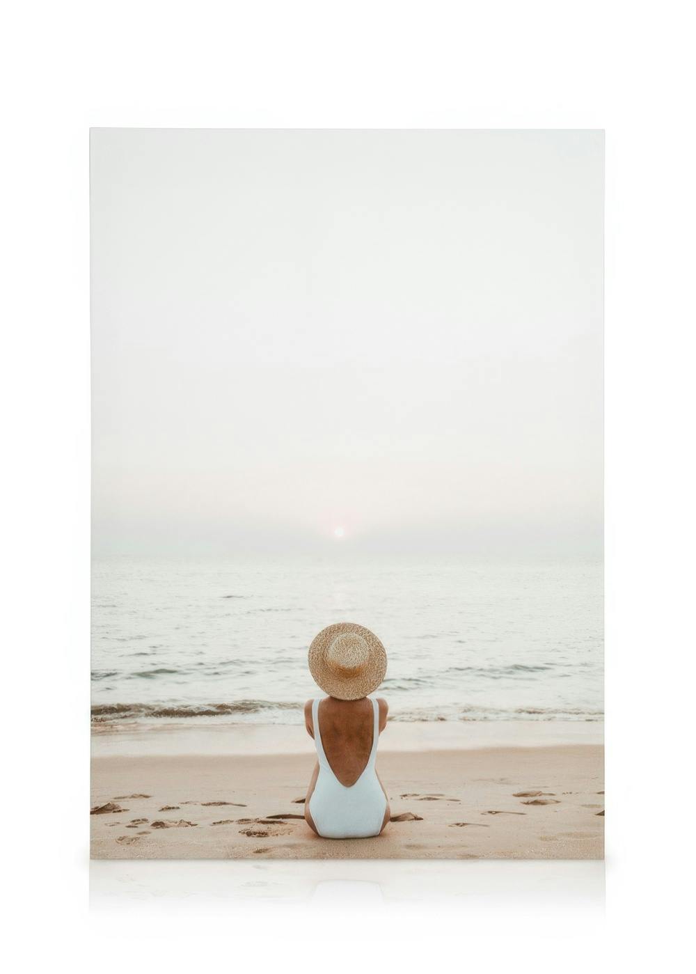 Dreaming by the Sea Stampa su Tela (30x40 cm - Cornice in rovere)- Spiagge