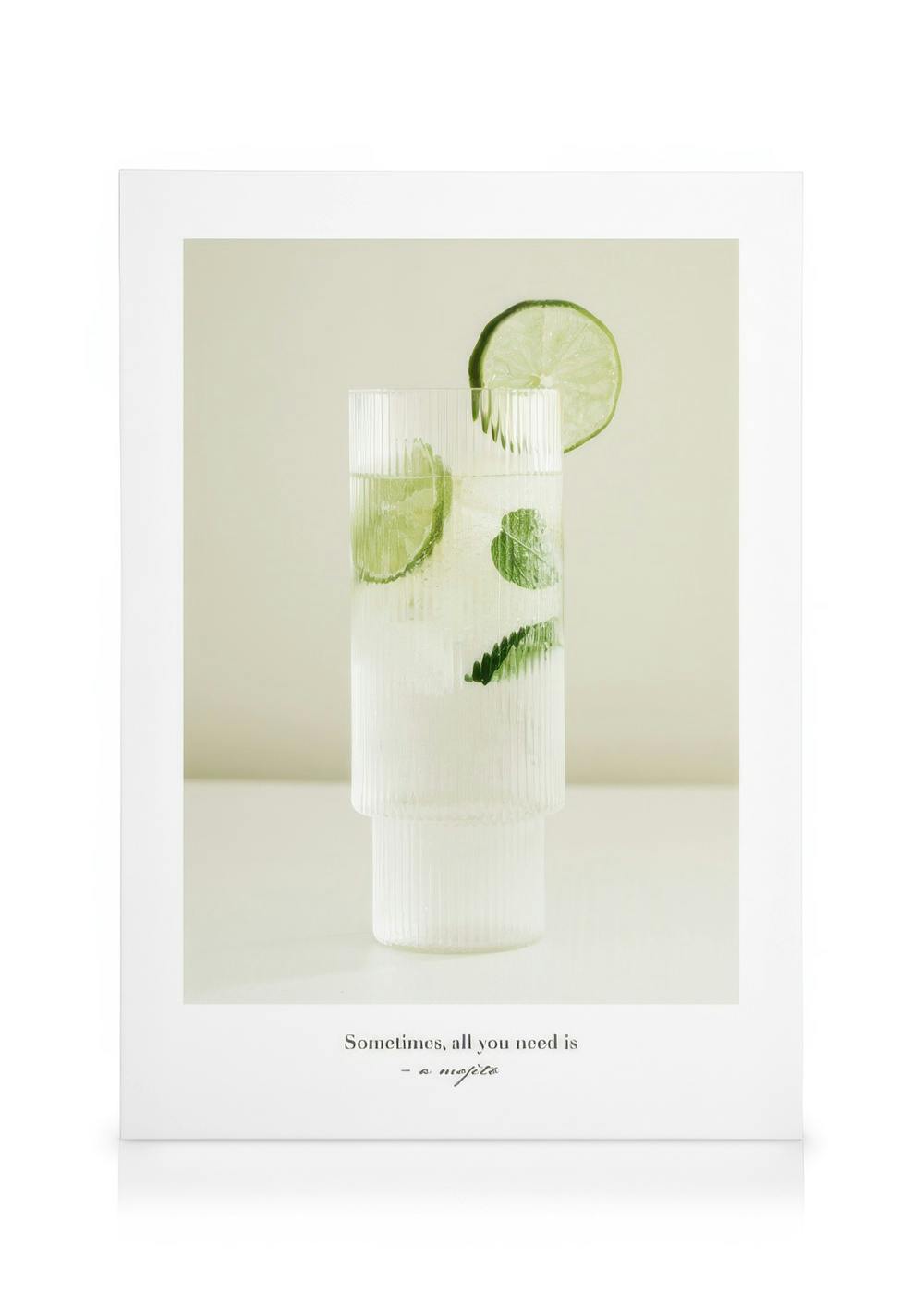 All You Need is a Mojito Lerret (30x40 cm - Eikeramme)