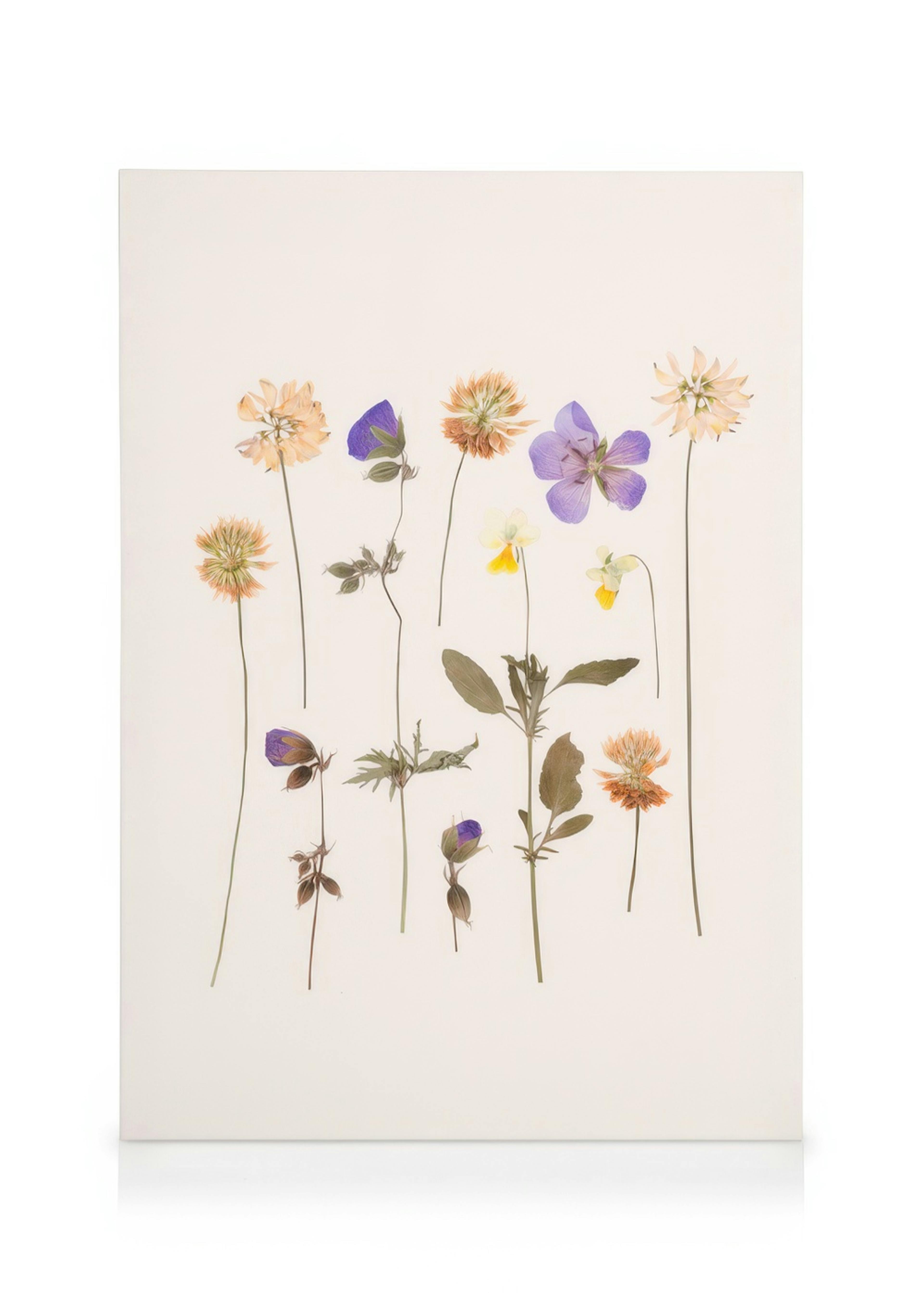 Pressed Flowers No2 Lærred 0