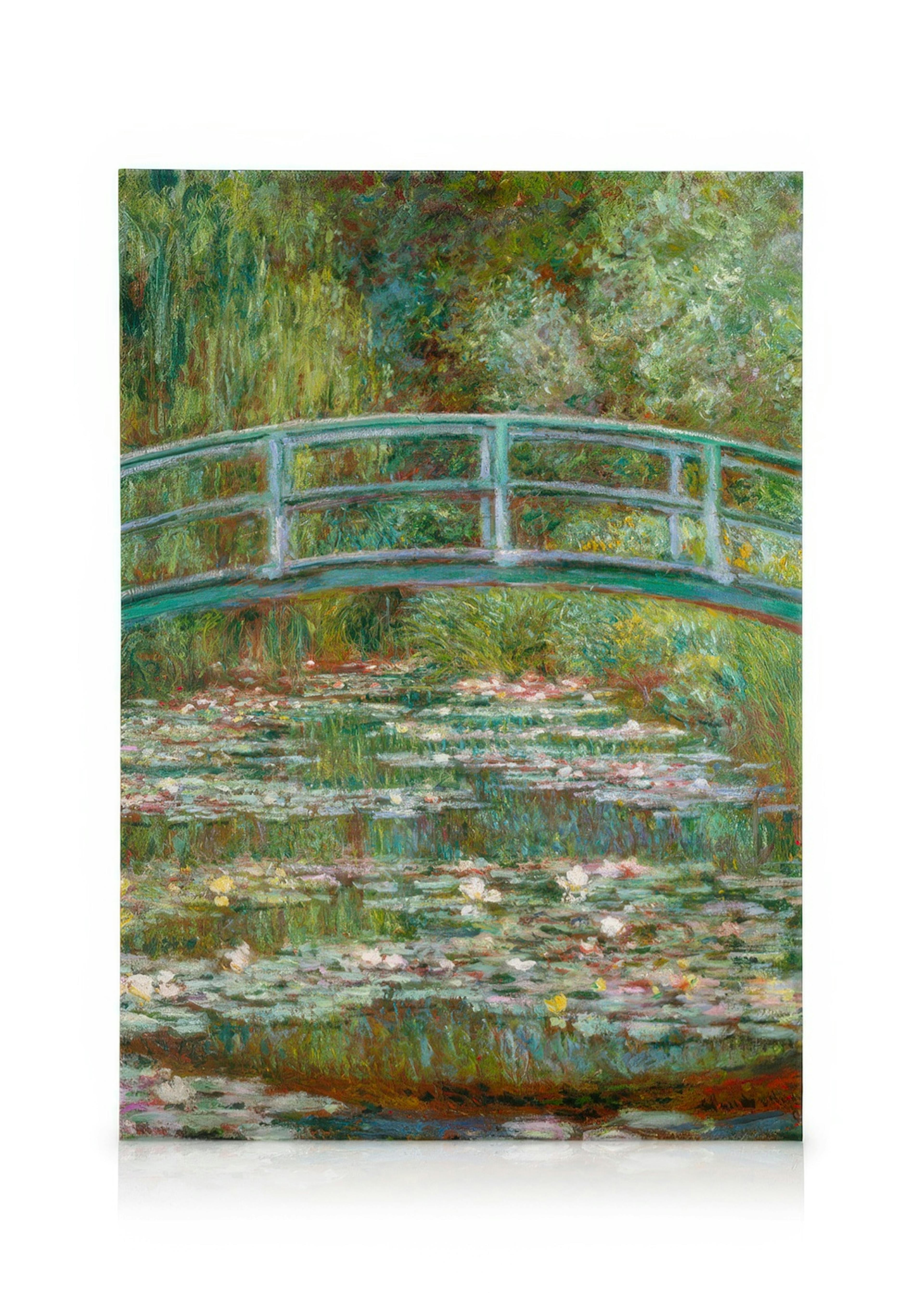 Monet - Bridge over a Pond of Water Lilies Canvas 0