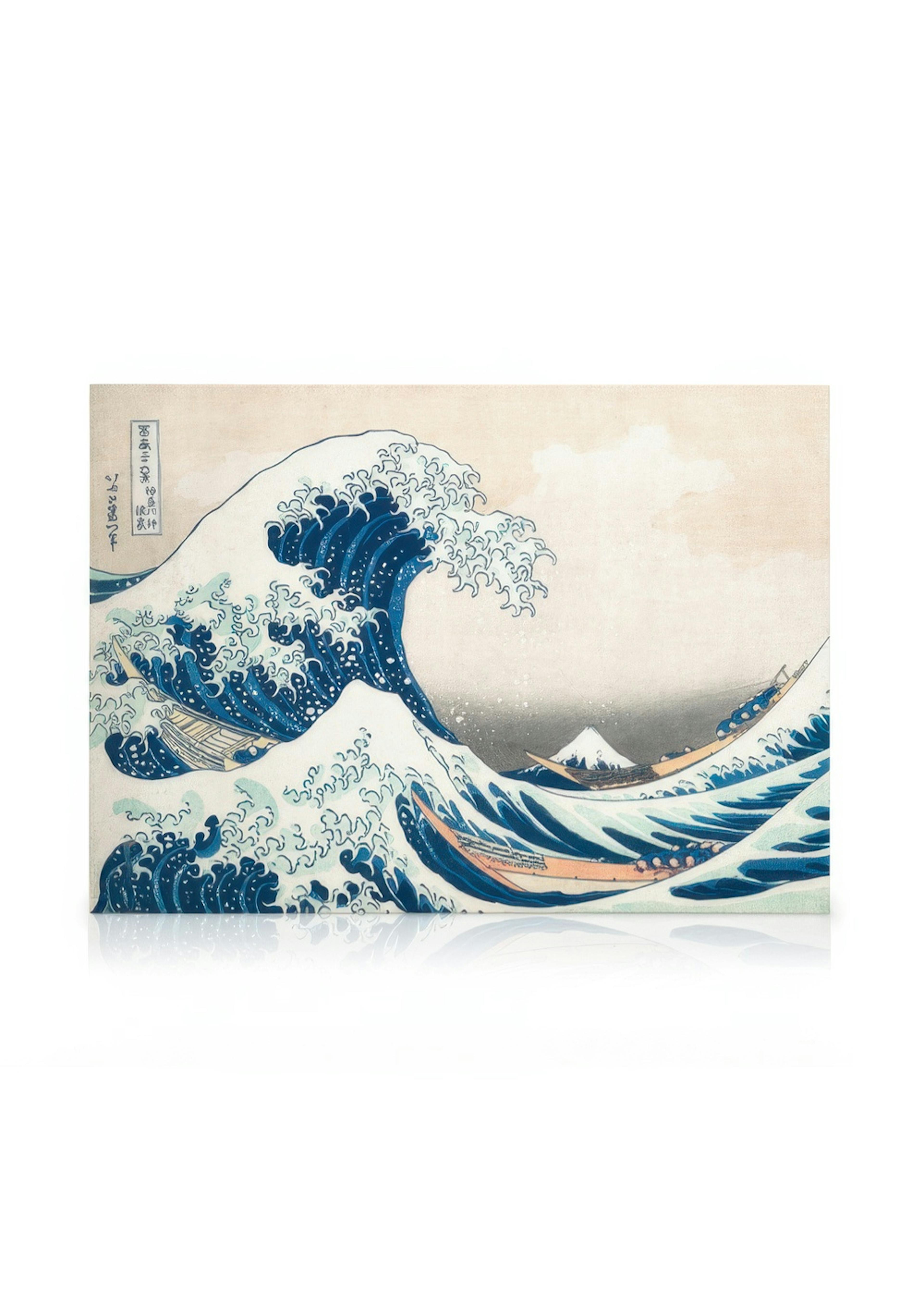 Hokusai - The Great Wave Landscape Stampa su Tela 0