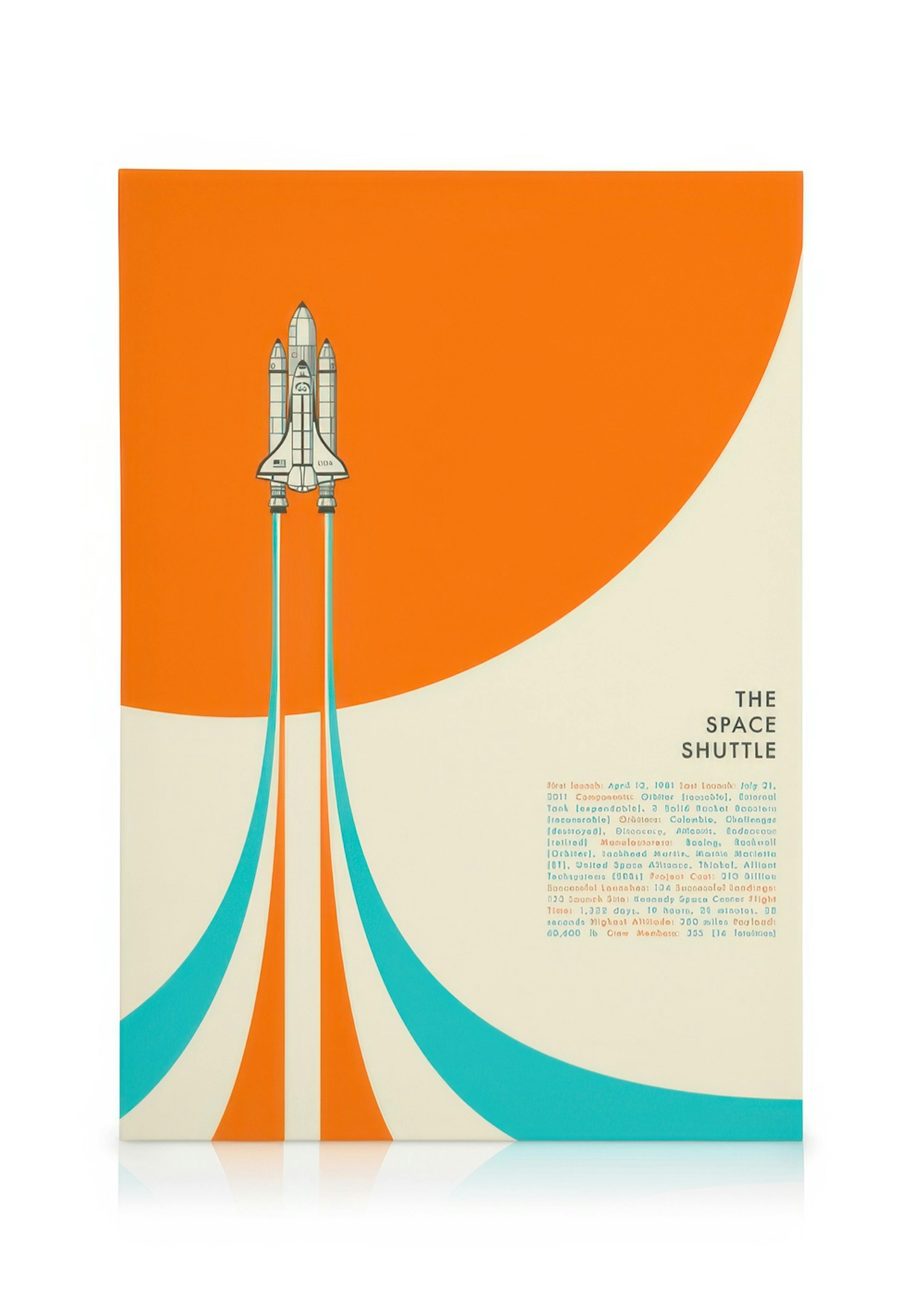 Jazzberry Blue - Space Shuttle No1 Leinwandbild 0
