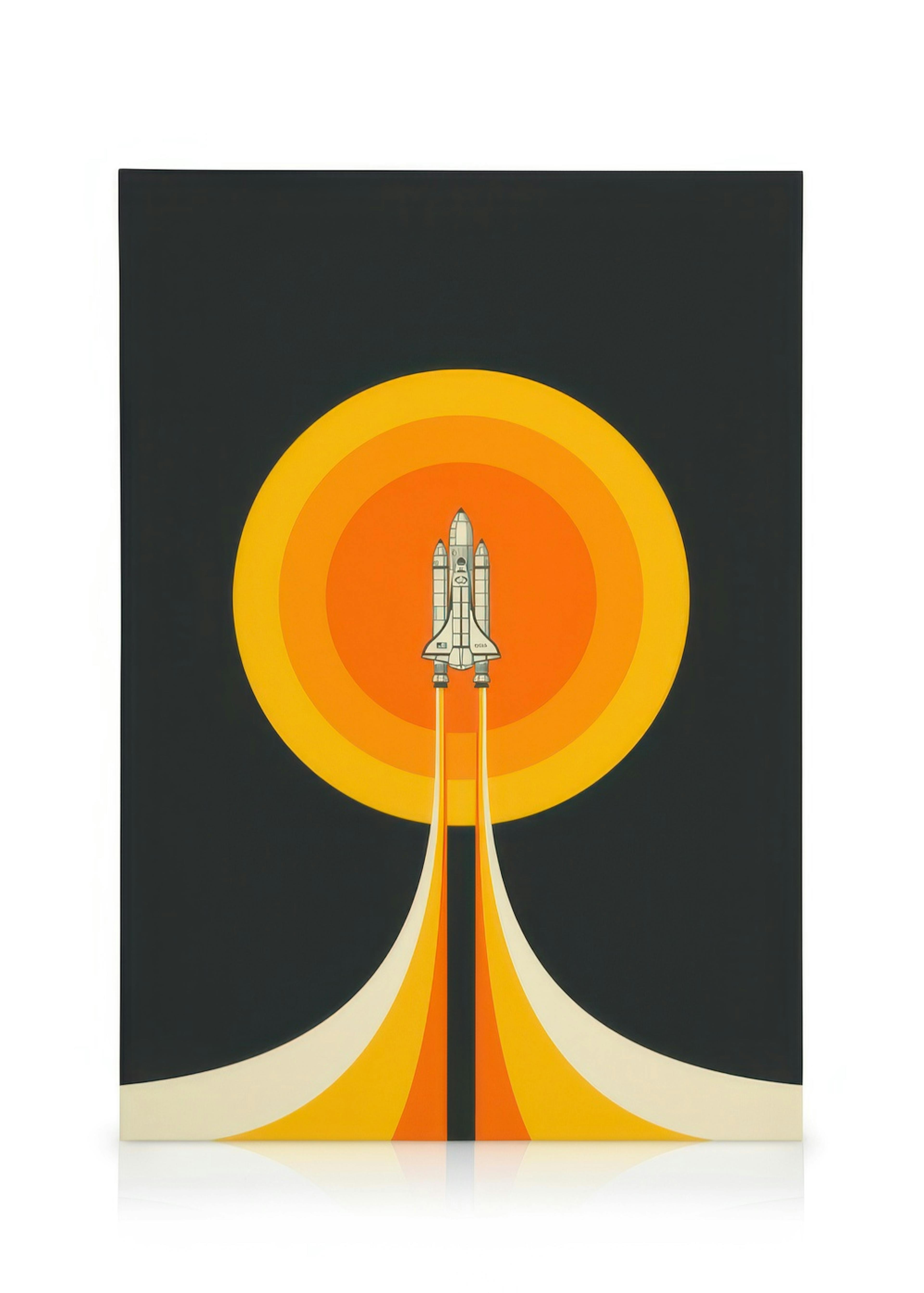 Jazzberry Blue - Space Shuttle No2 Lienzo 0