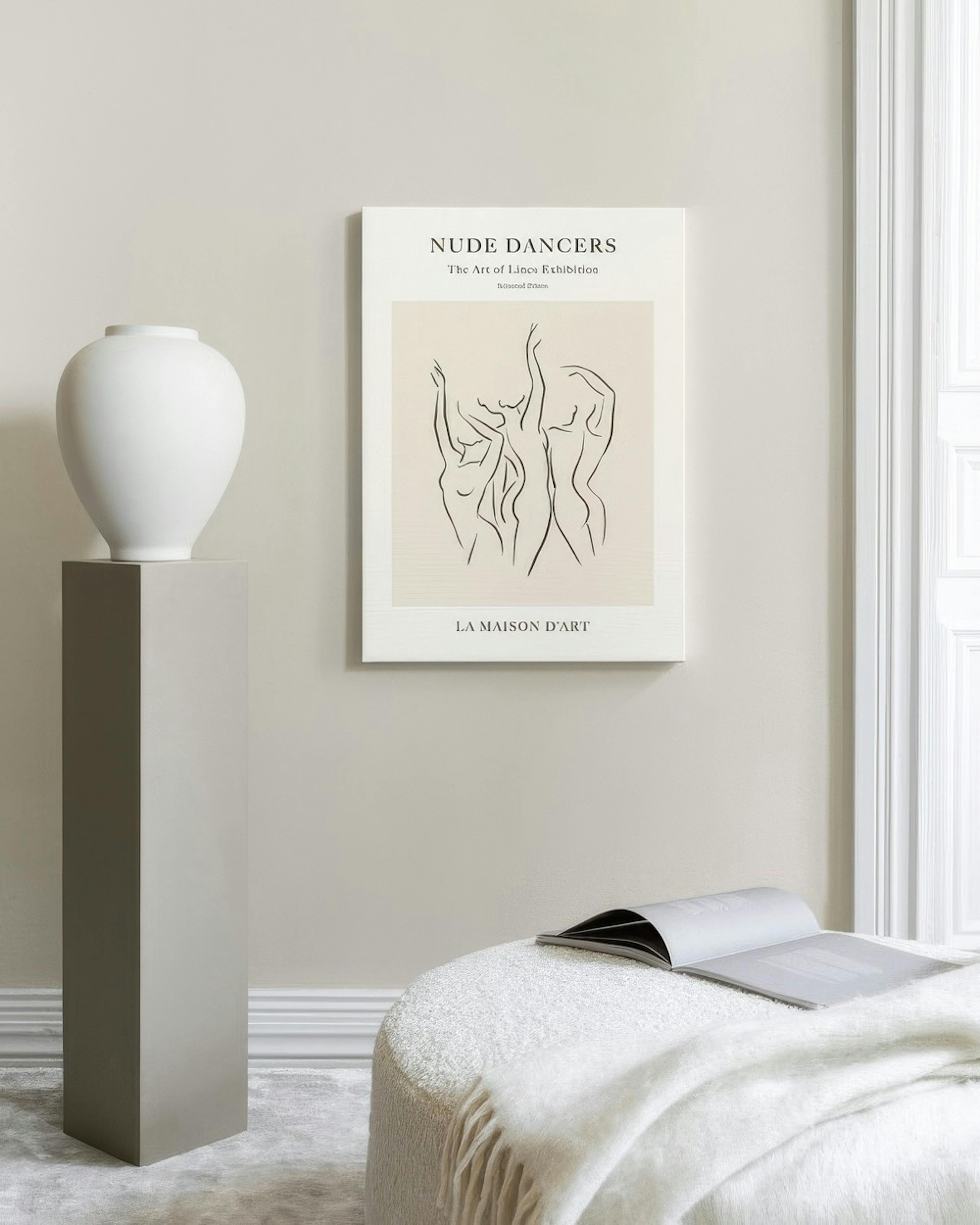 Nude Dancers No1 Lærred