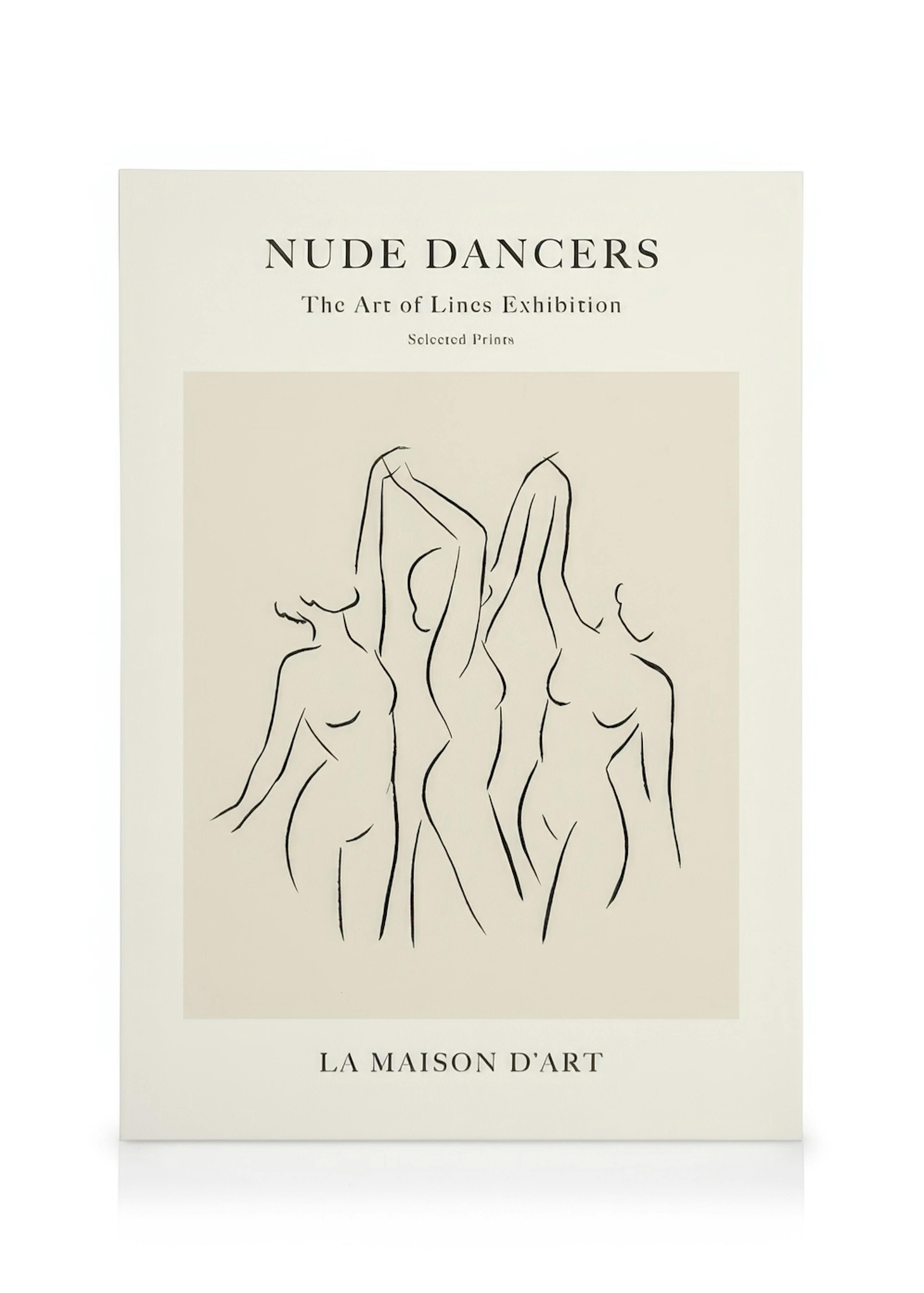 Nude Dancers No2 Canvas print 0