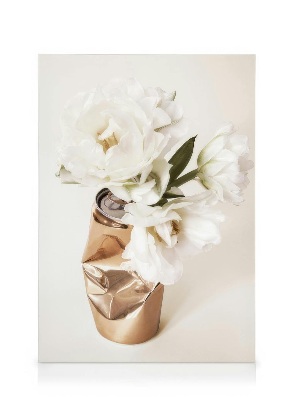 Canvas Prints Canned Flowers Canvas print (50x70 cm - Oak Frame)