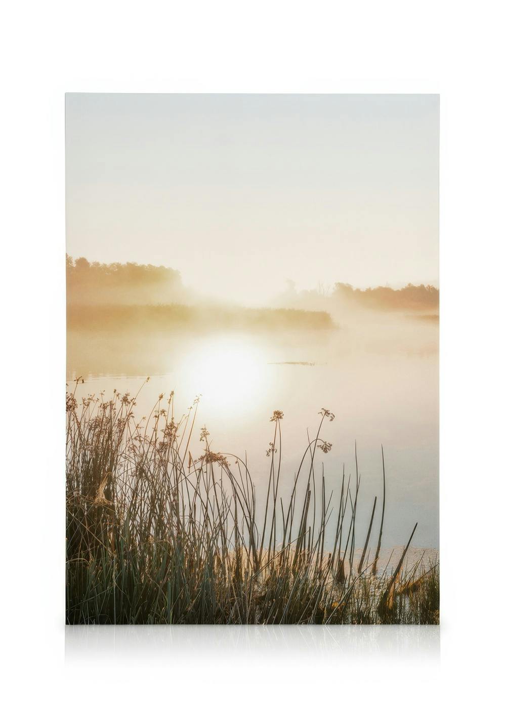 Leinwandbilder Misty Lake Leinwandbild (30x40 cm)