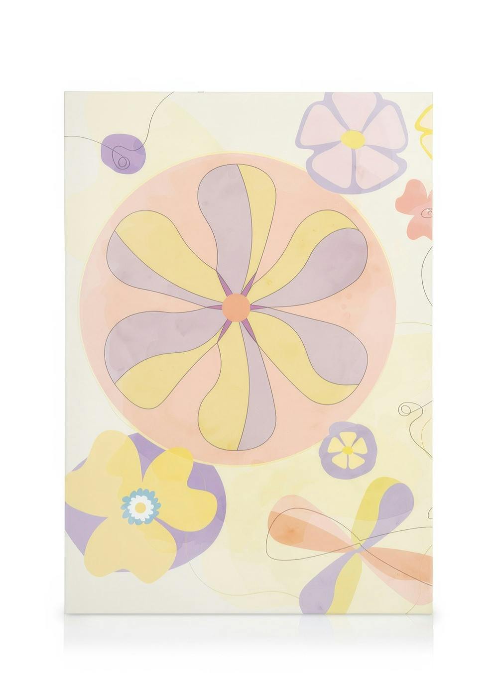 Canvas Prints Playful Art Canvas print (30x40 cm - Oak Frame)