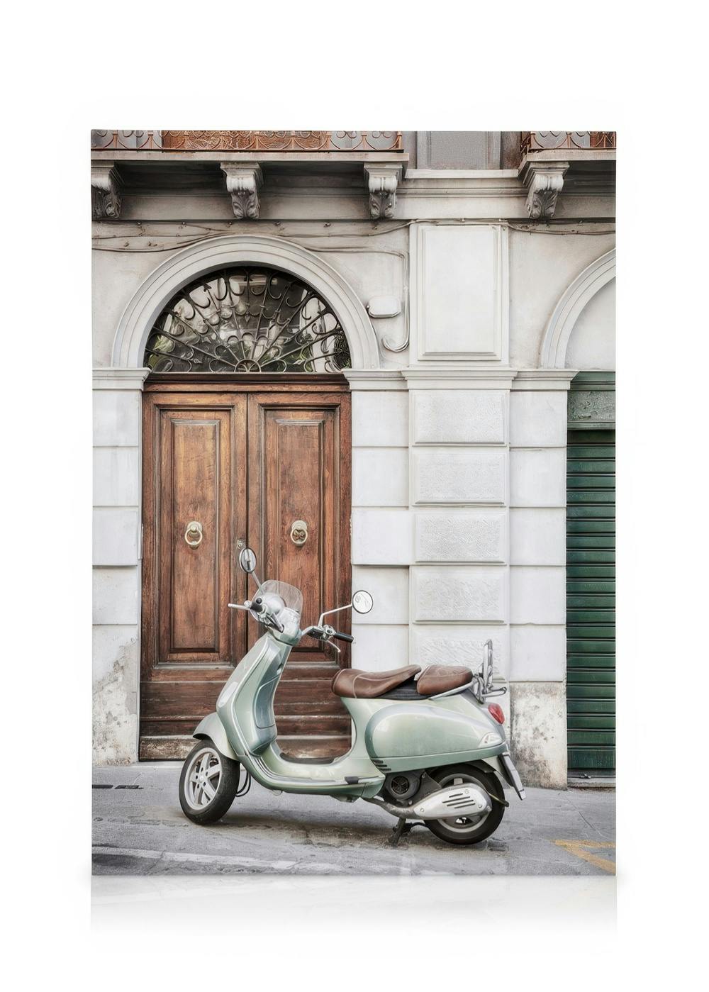 Scooter in Italy Lerret (50x70 cm)