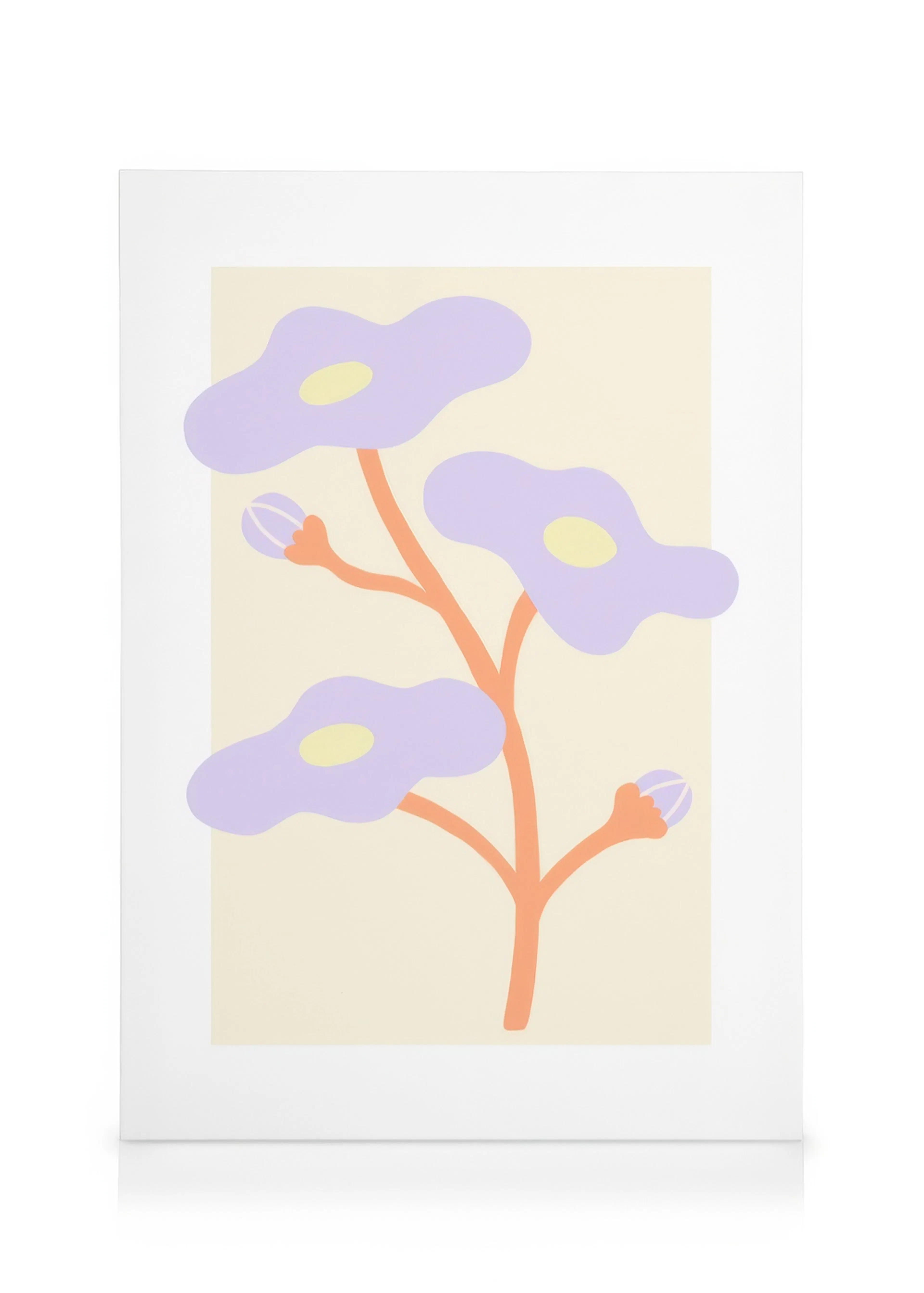 Tranh Illustrations Lilac Flower Canvas print