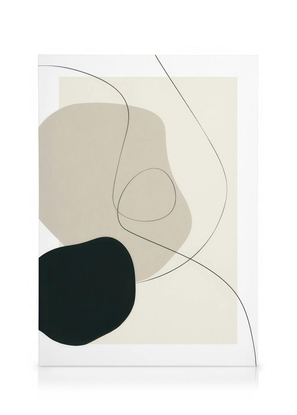 Boho Shapes Toile (50x70 cm)  Art abstrait