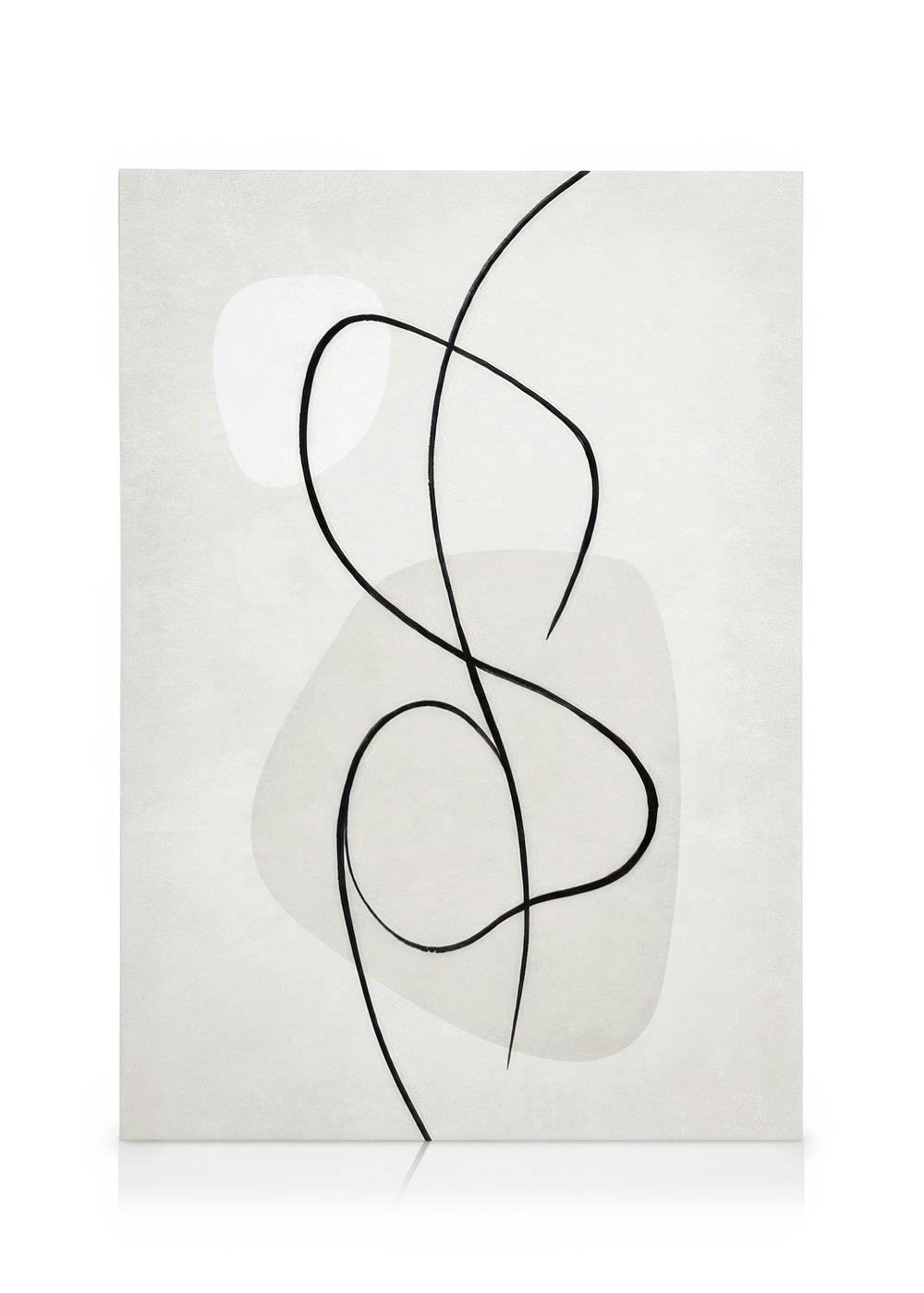 Artful Lines No3 Obraz na plátne (50x70 cm - Čierny rám)