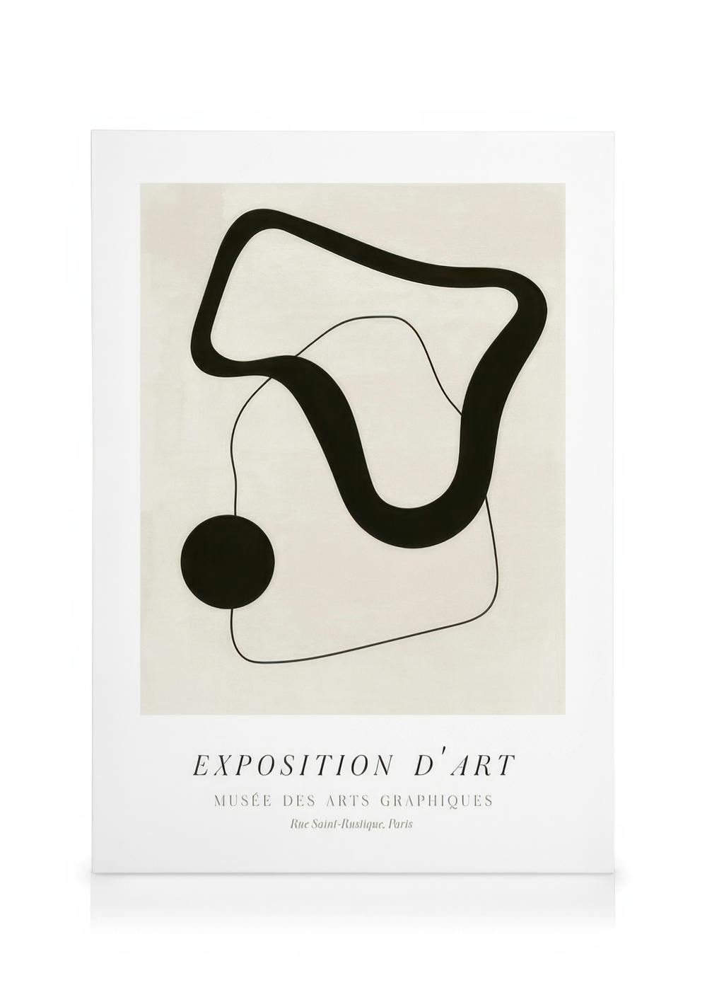 Telas decorativas Exposition D'art Graphique No2 Quadro em tela (50x70 cm)