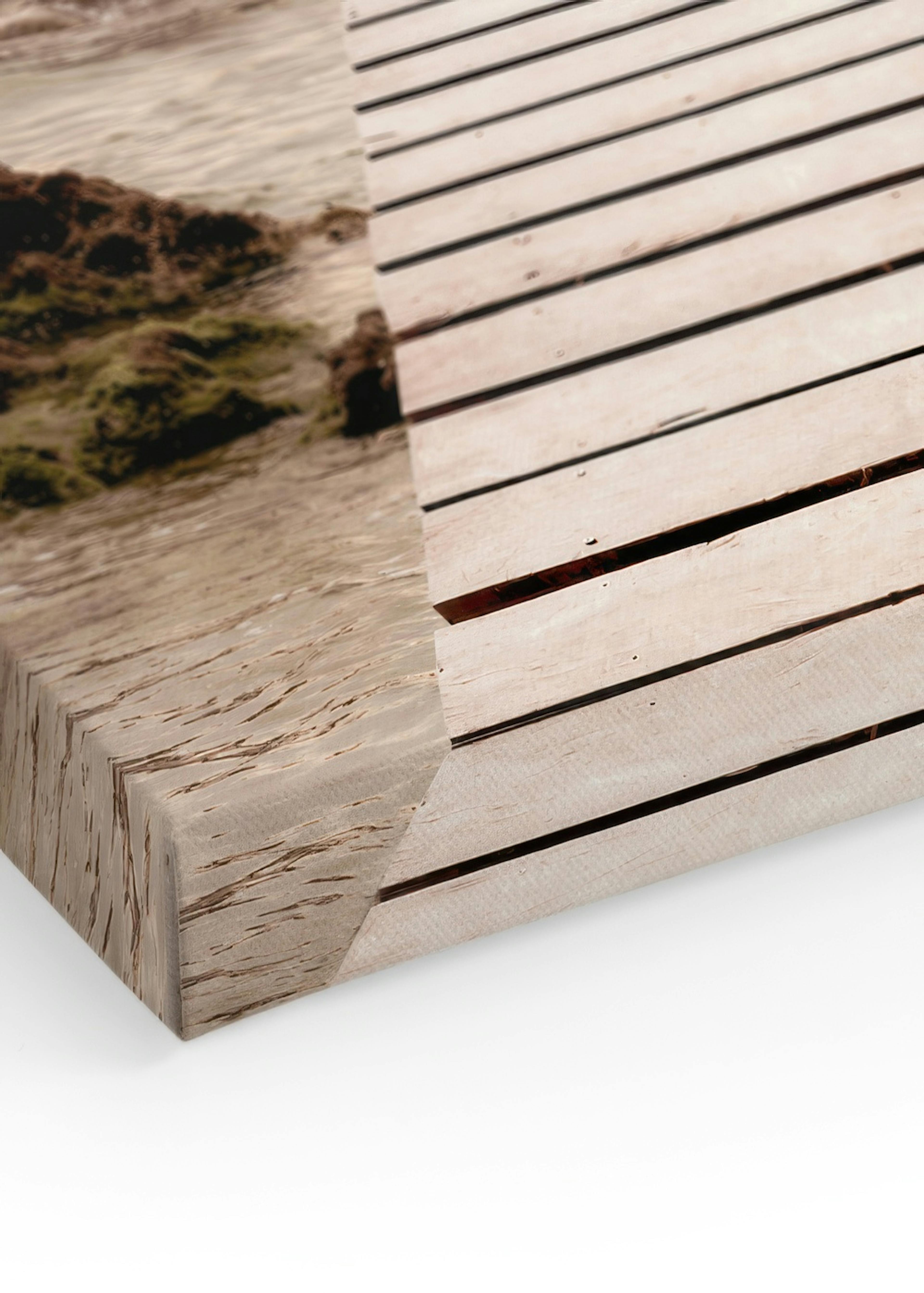Jetty Facing the Sea Canvas print