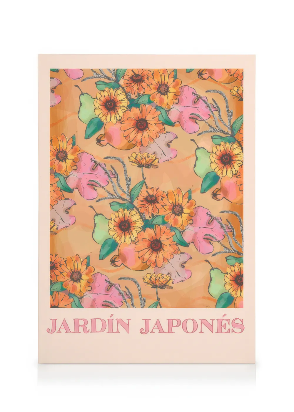Tranh Illustrations Jardin Japones Canvas print