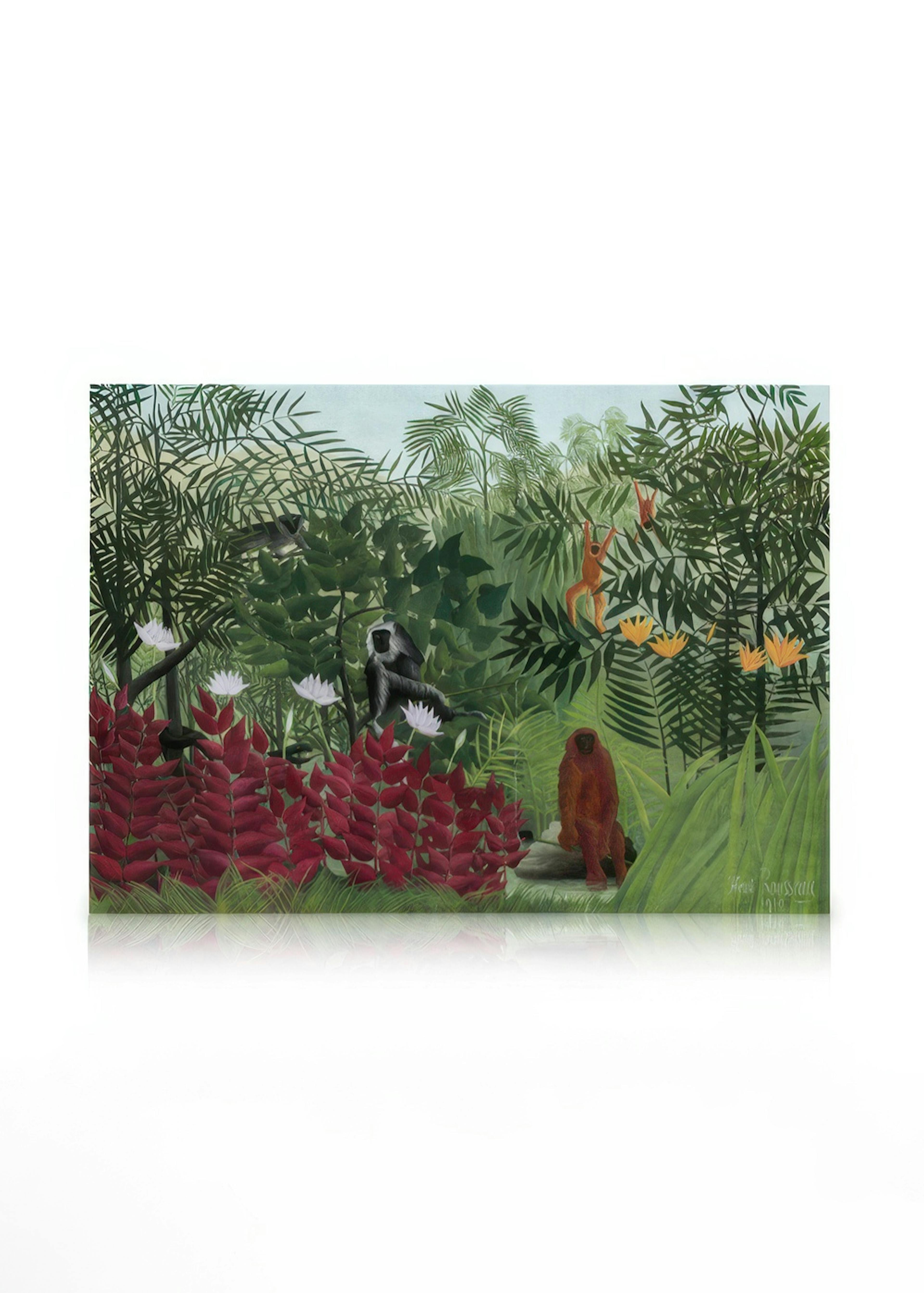 Rousseau - Tropical Forest with Monkeys Toile 0
