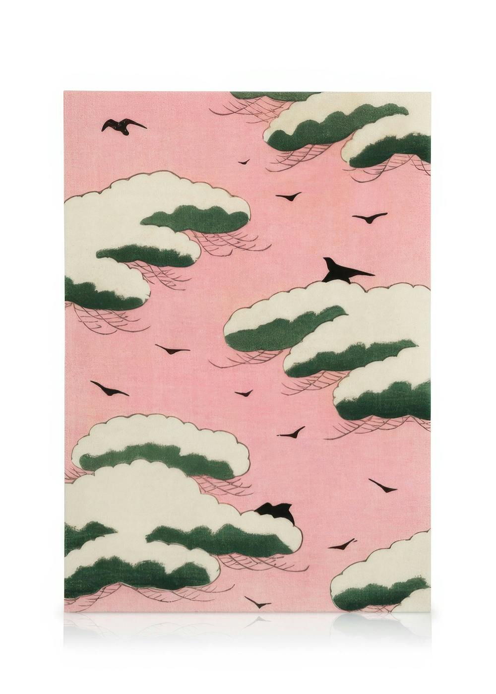 Canvas Prints Watanabe Seitei - Pink Sky Canvas print (50x70 cm)