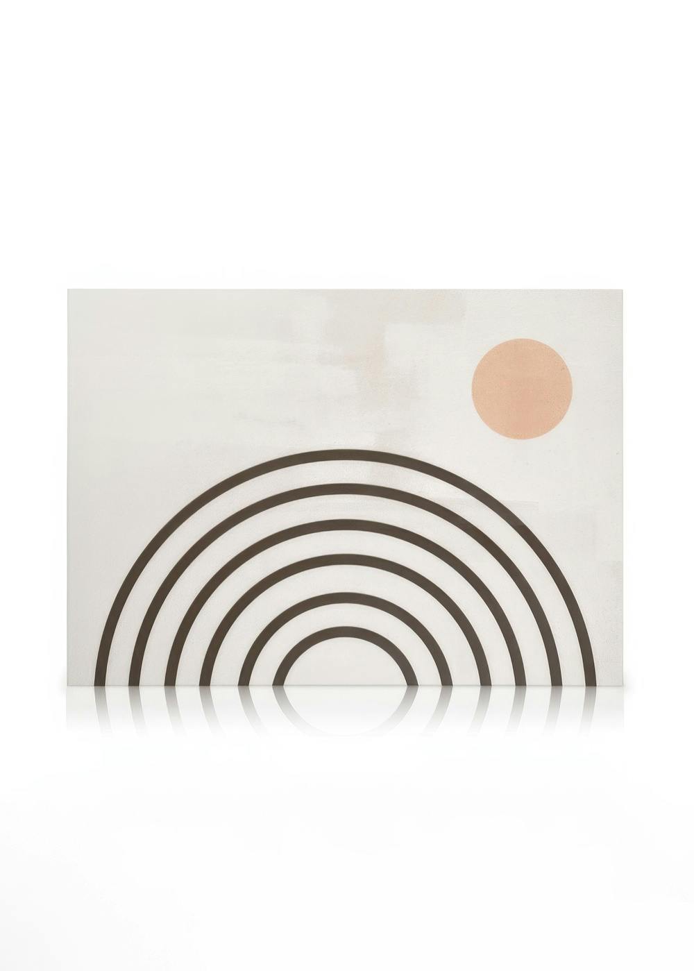 Canvas Prints Circles and Arches No2 Canvas print (30x40 cm)