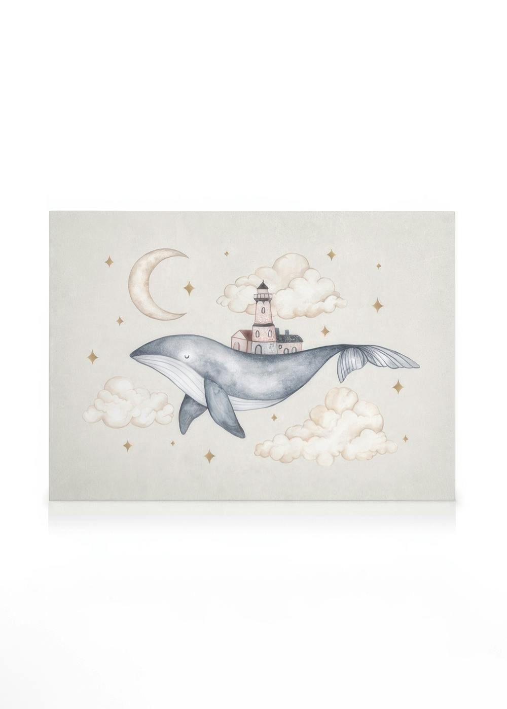 Canvas Schilderijen Dream Away No2 Canvas (50x70 cm - Fotolijst Eiken)