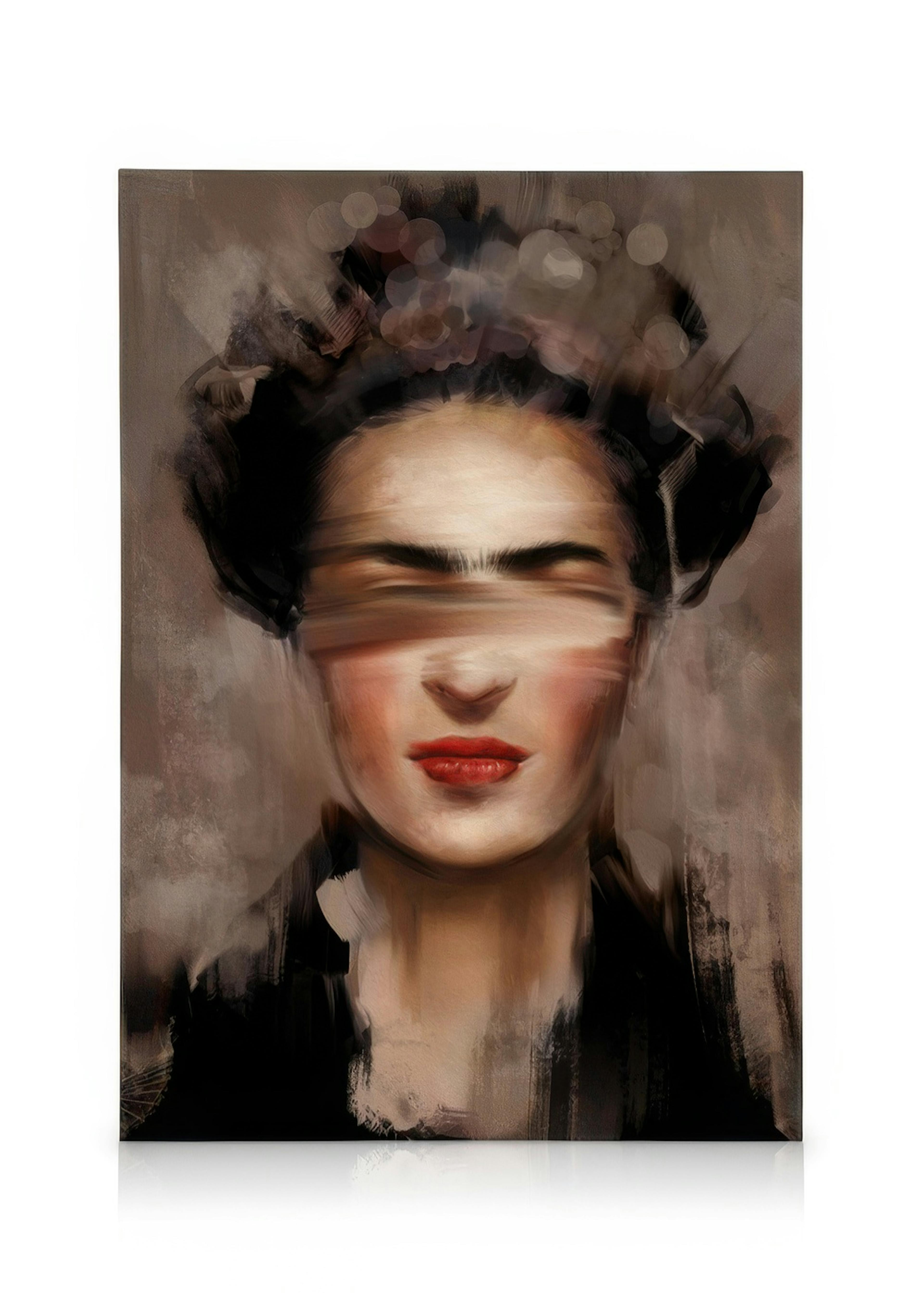 Kahlo in Beige Leinwandbild 0