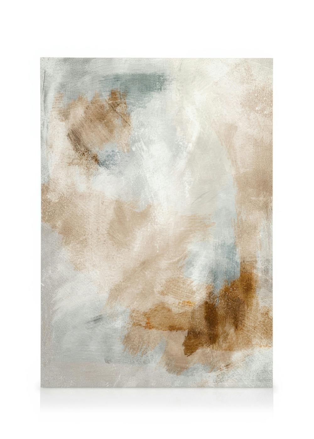 Contemporary Brushes Stampa su Tela (50x70 cm - Cornice in rovere)- Arte astratta