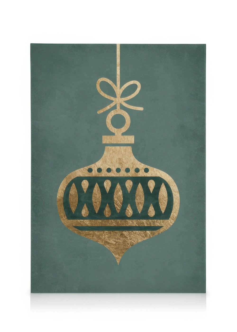 Canvas Prints Bauble Canvas print (30x40 cm - Black Frame)