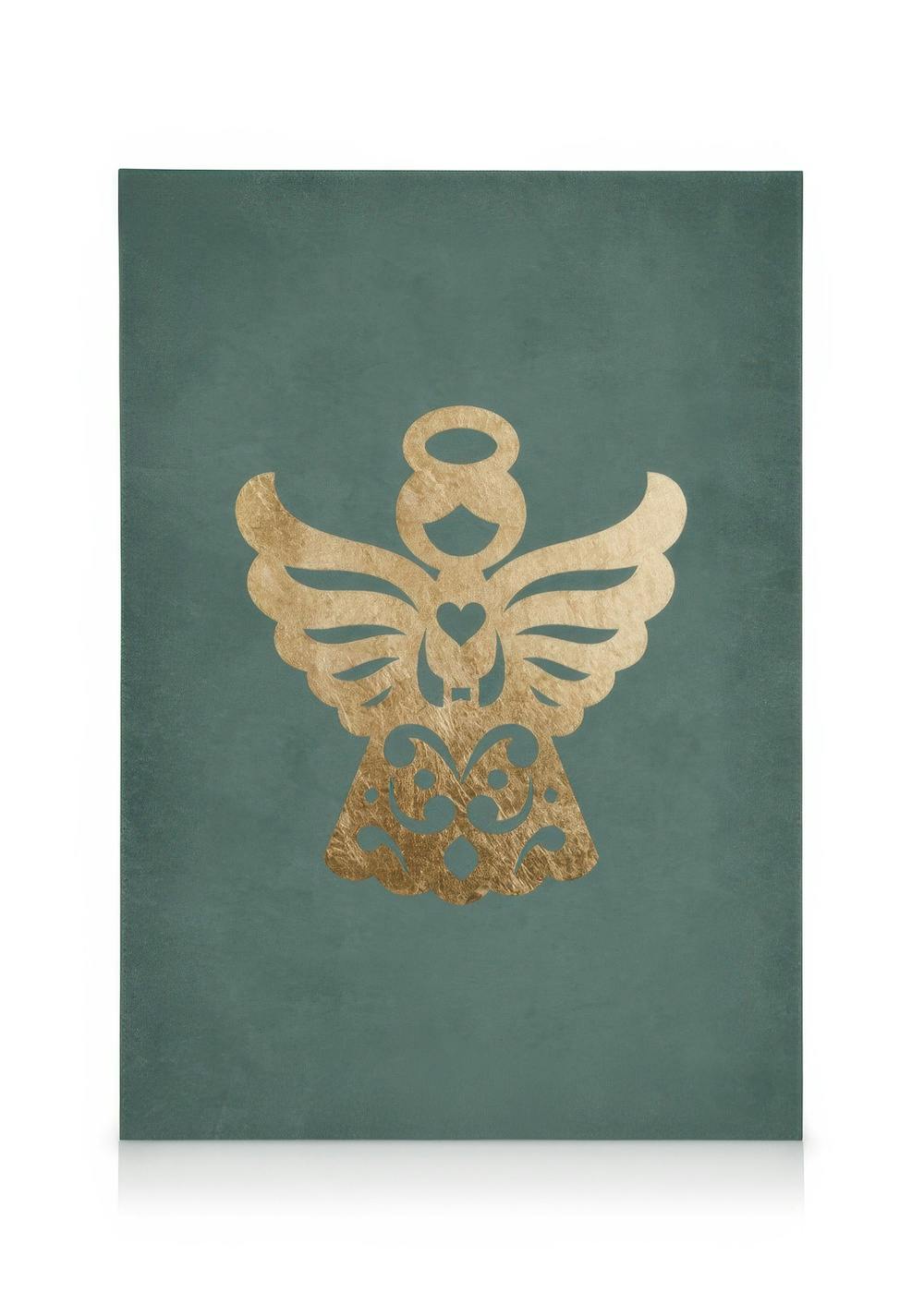 Canvas Prints Angel Canvas print (30x40 cm - Oak Frame)