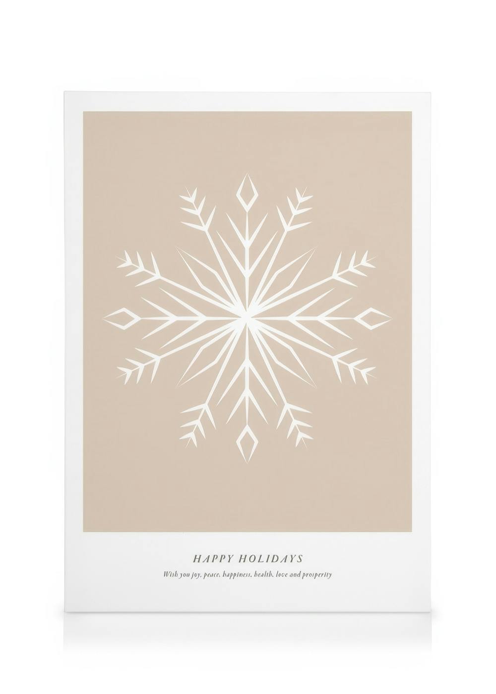 Canvas Prints Happy Holidays No2 Canvas print (30x40 cm - Oak Frame)