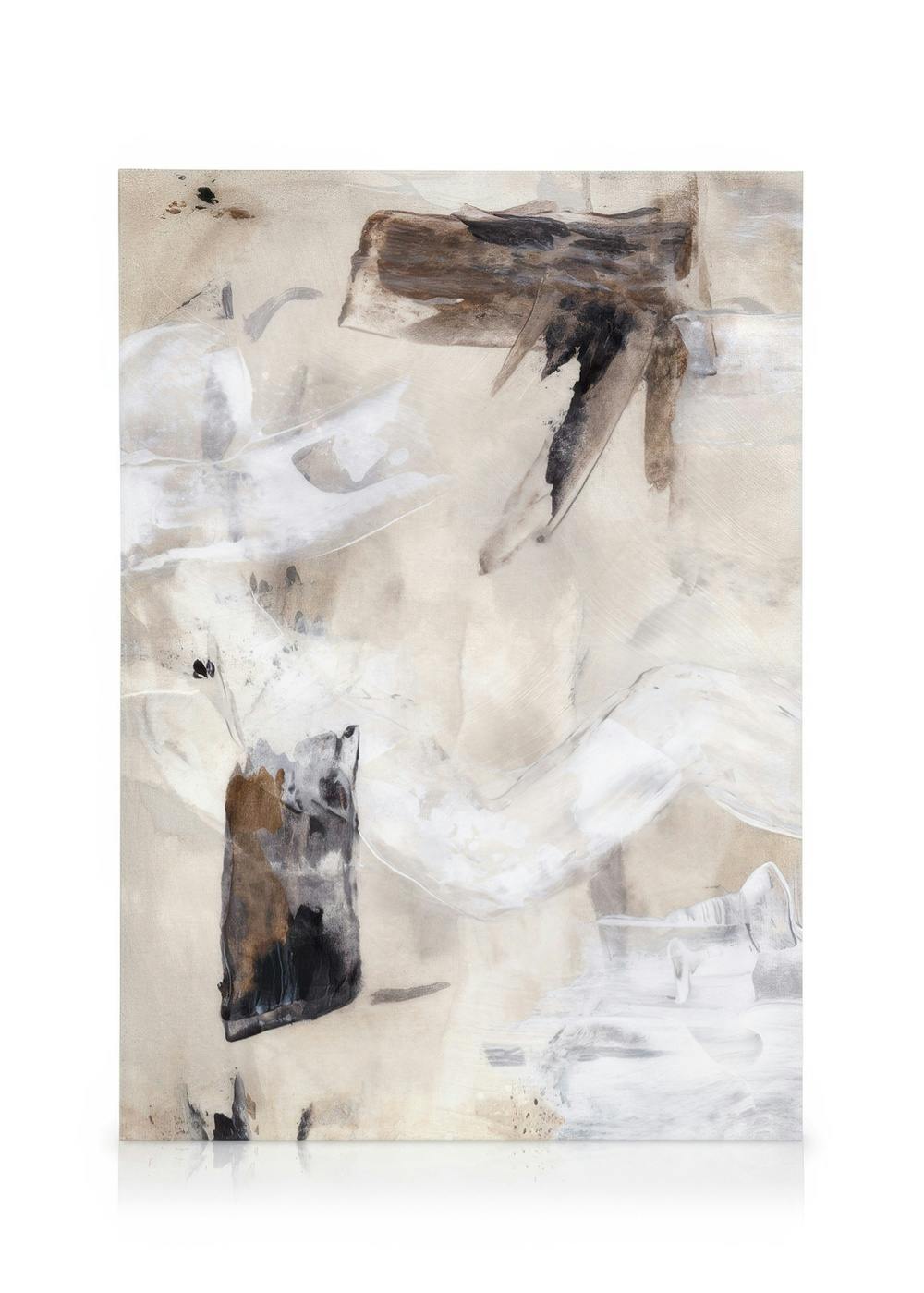 Canvas Prints Beige Painting No1 Canvas print (50x70 cm)