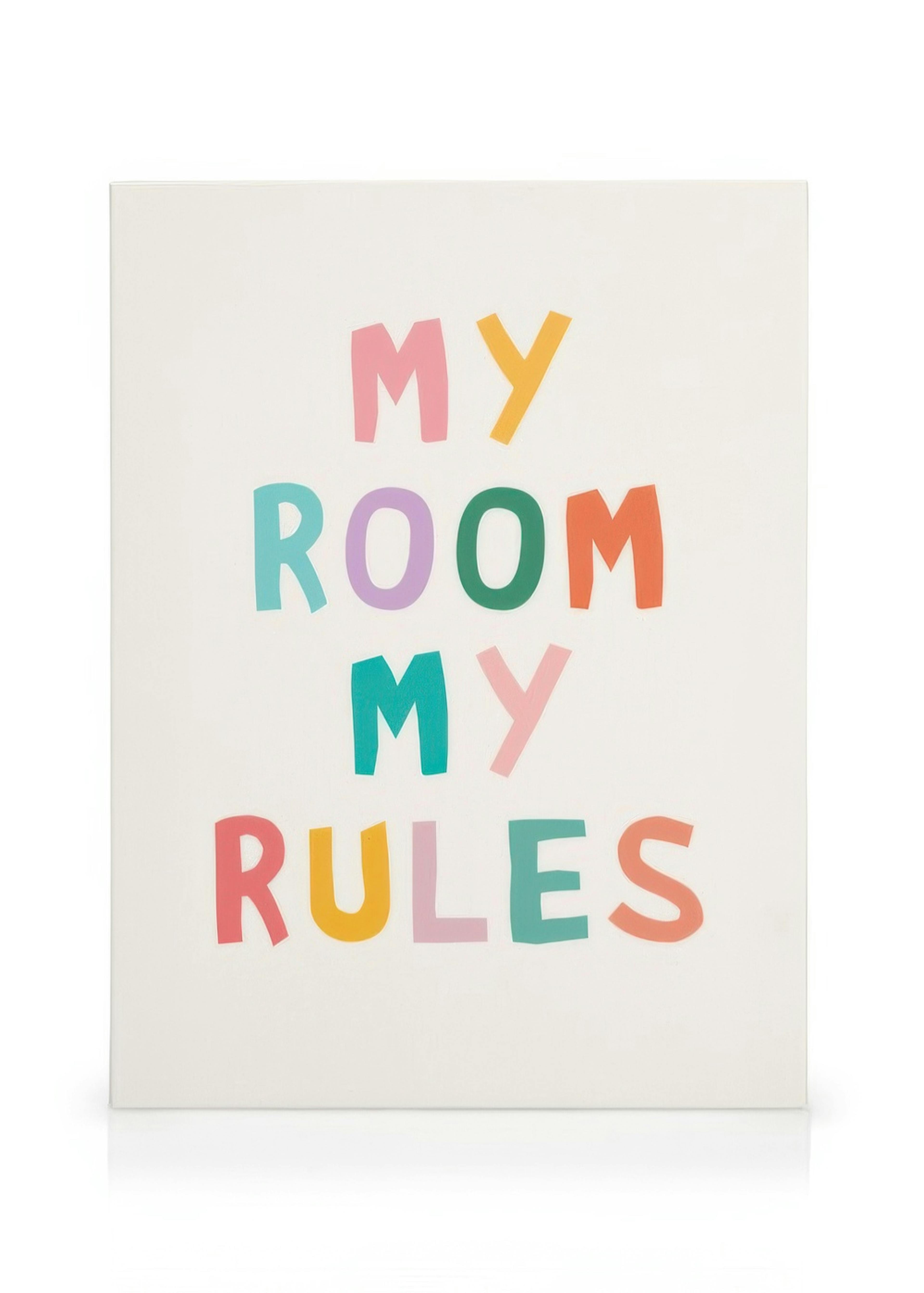 My Room My Rules obraz na plátně 0