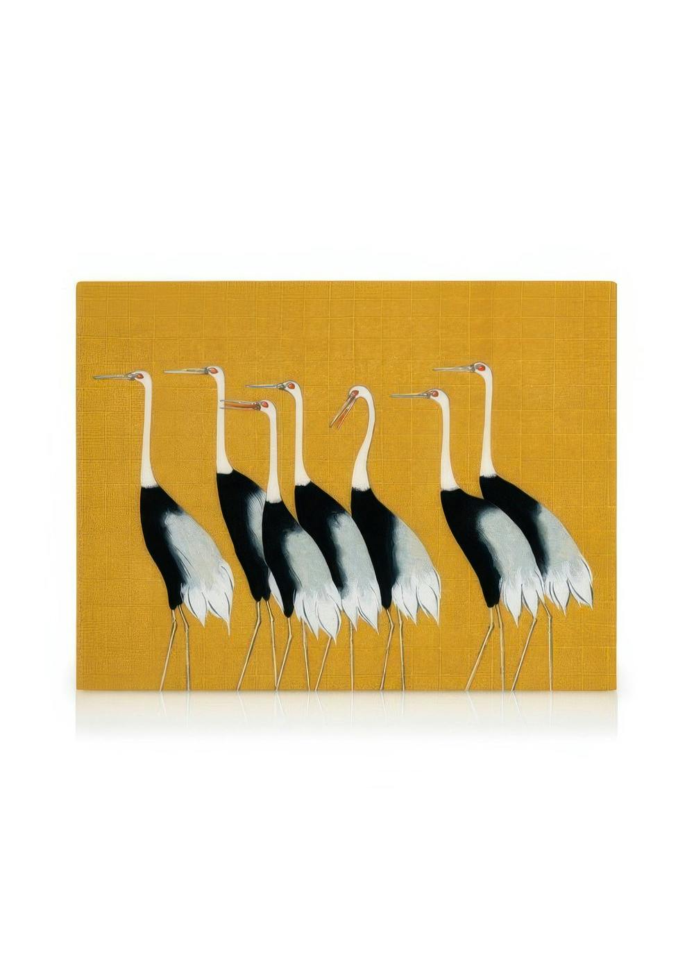 Ogata Korin - Japanese Red Crown Cranes Obraz na plátne (50x70 cm)
