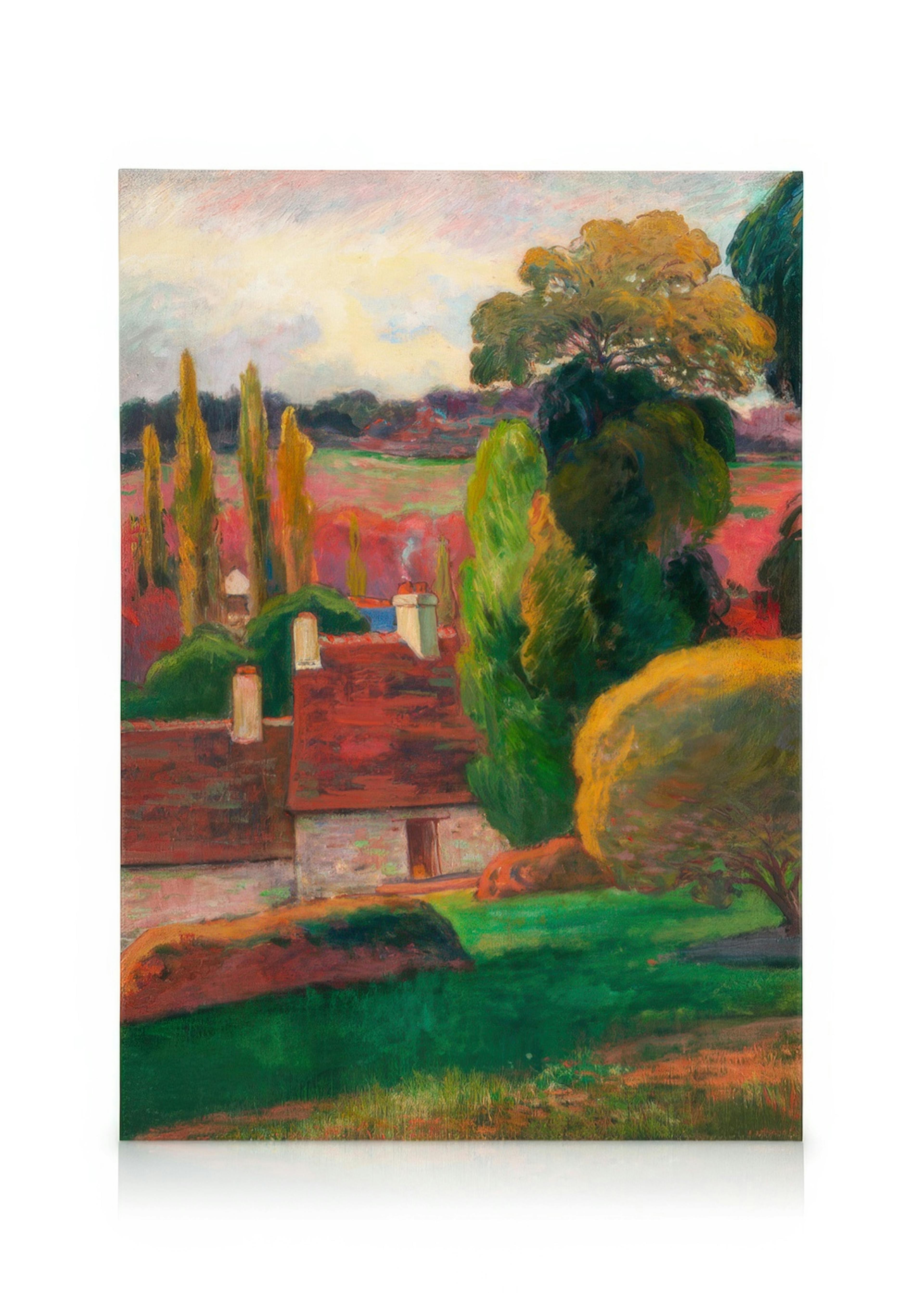 Paul Gauguin - A Farm in Brittany Leinwandbild 0