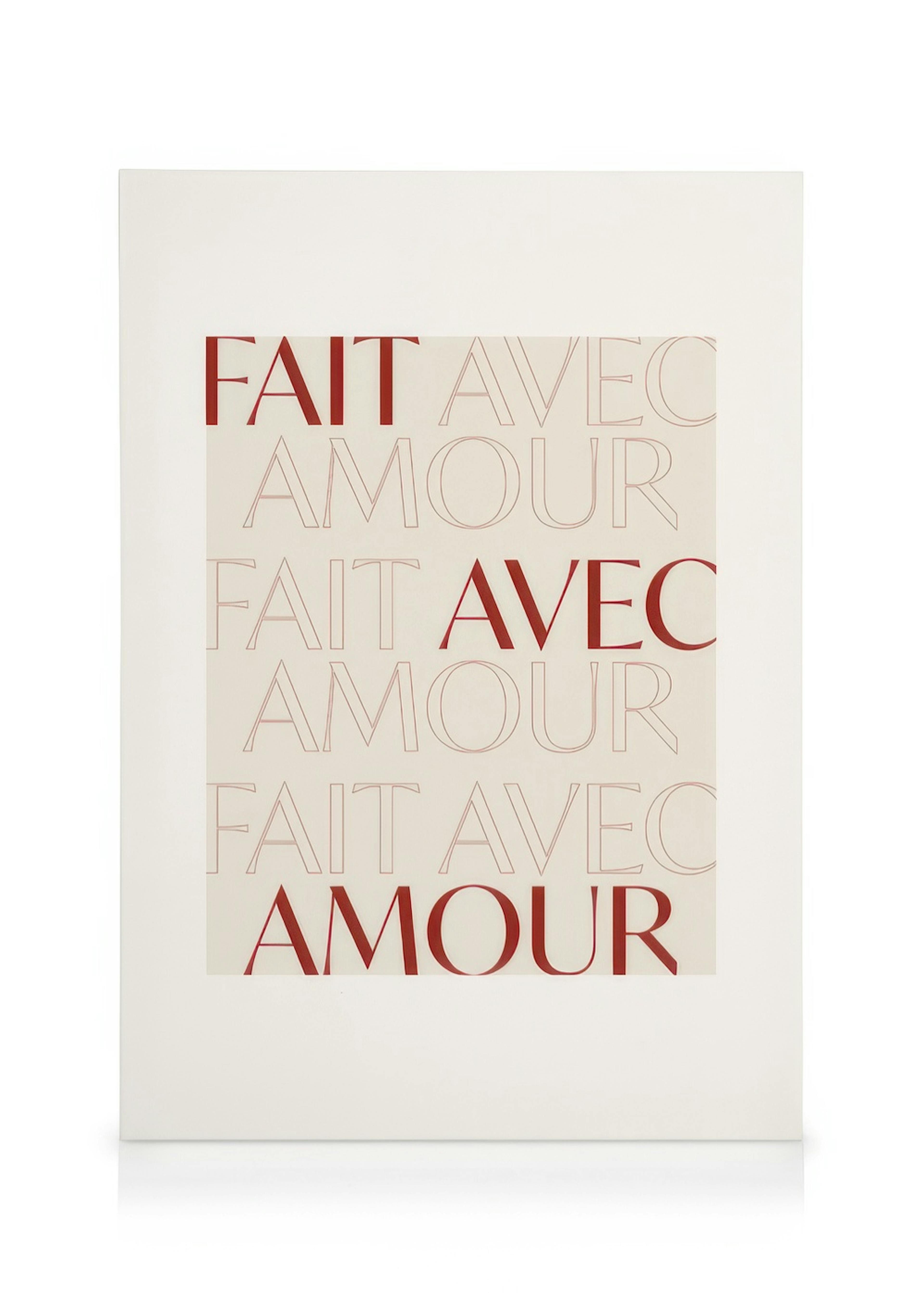 Fait Avec Amour Canvas 0