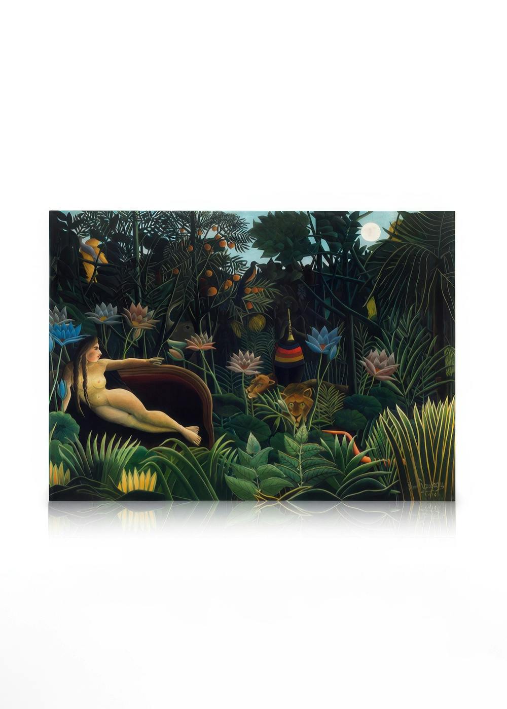 Rousseau - The Dream Tableau sur toile (30x40 cm - Cadre noir) - Peintres célèbres