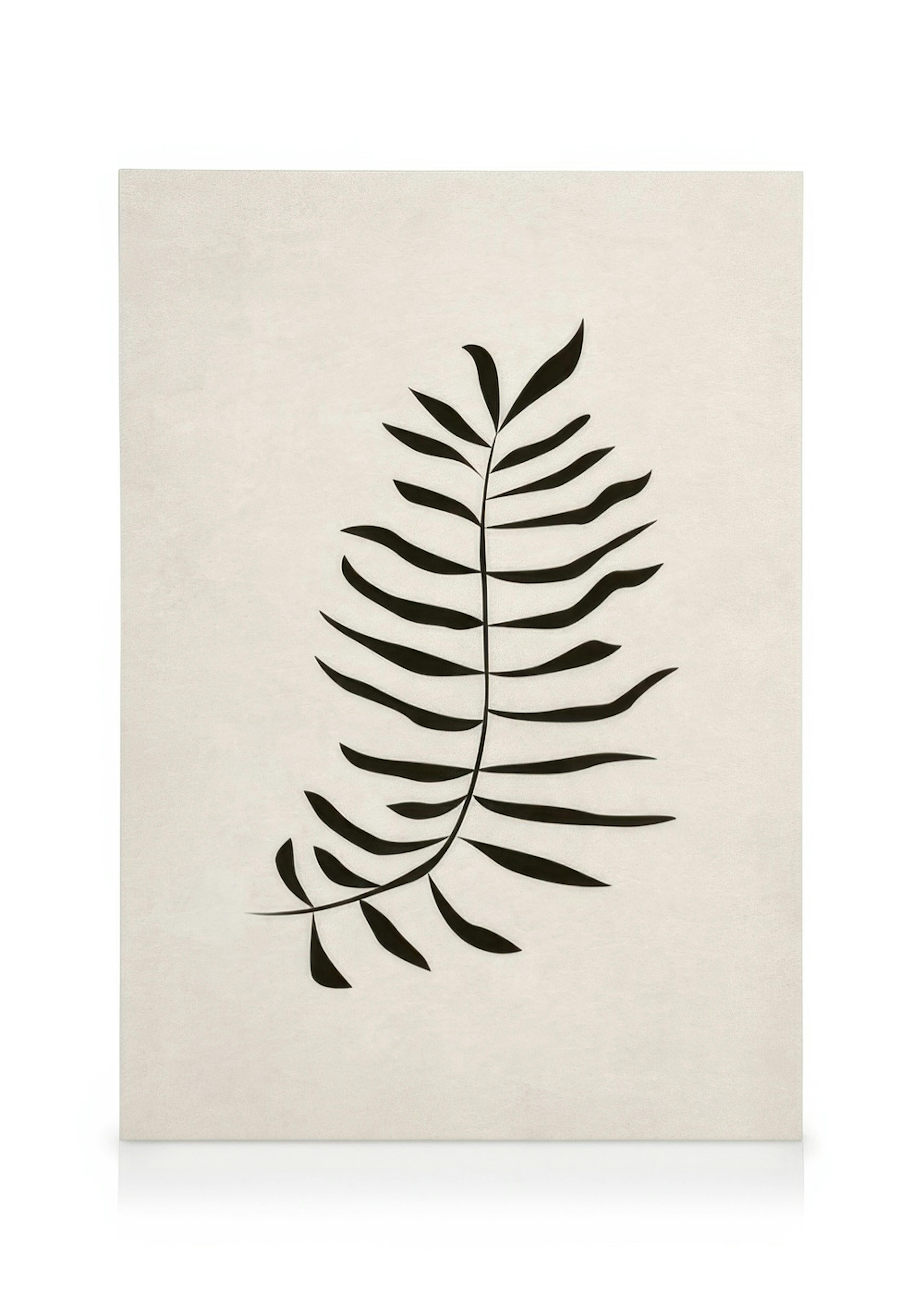 The Black Leaf Canvas print 0