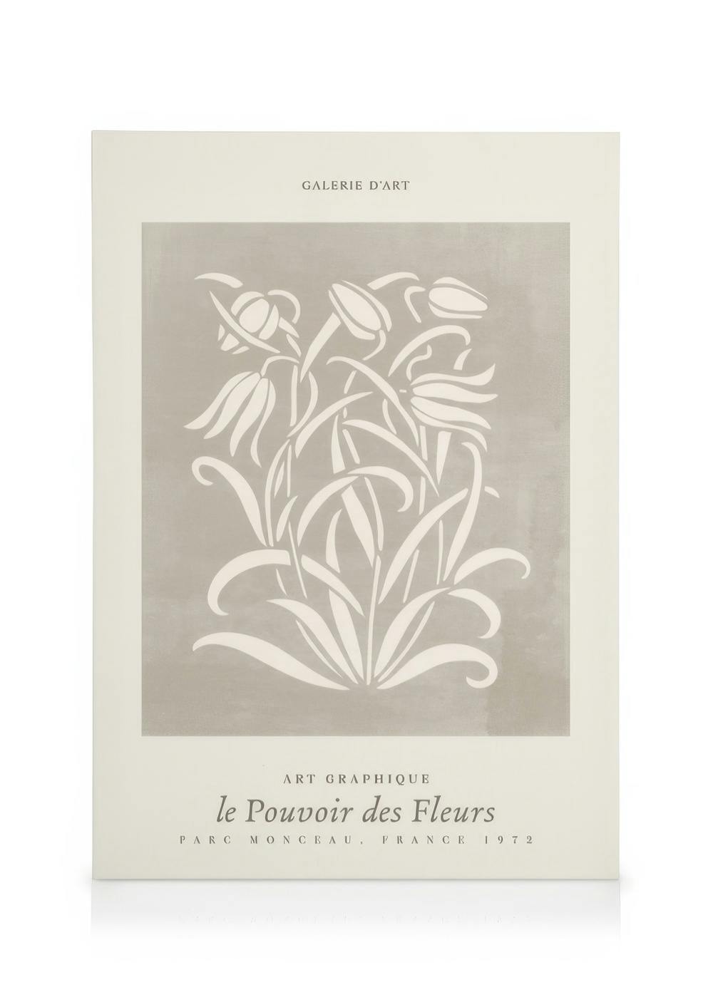 Canvas Prints Le Pouvoir Des Fleurs Canvas print (70x100 cm - Black Frame)